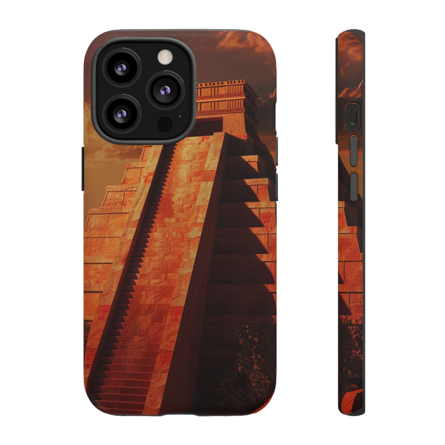 Mayan Pyramid Twilight Phone Case – iPhone, Google Pixel, Samsung Galaxy