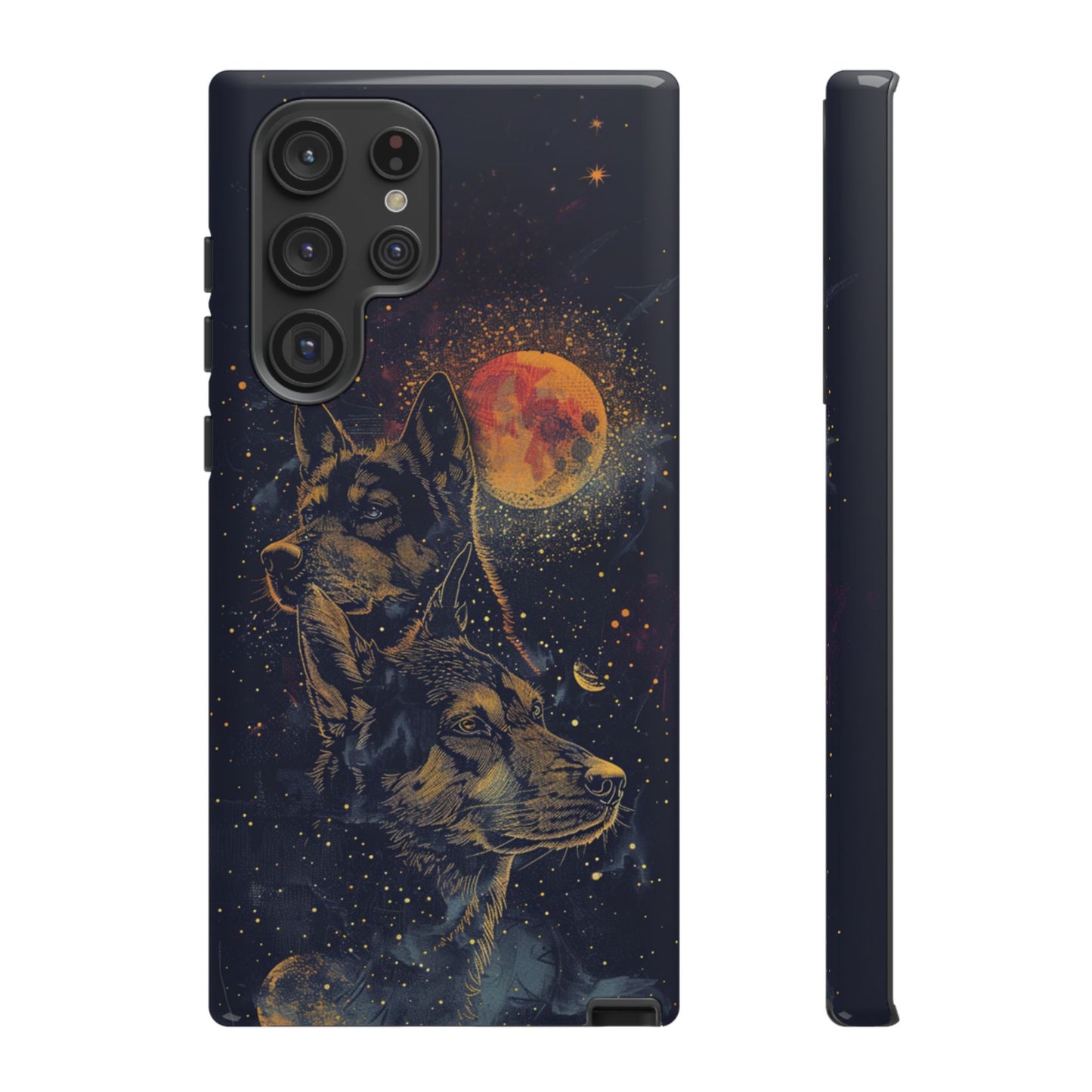 German Shepherd Celestial Phone Case – iPhone, Google Pixel, Samsung Galaxy
