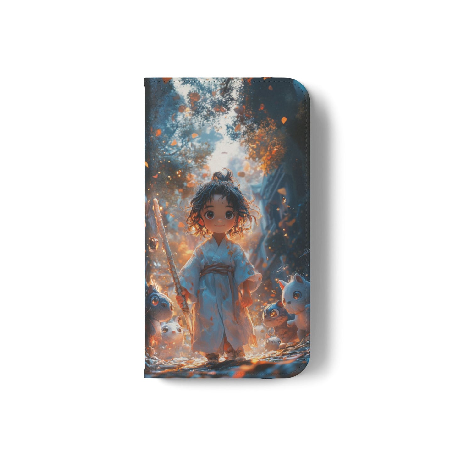 Forest Spirit Child - Wallet Flip Case