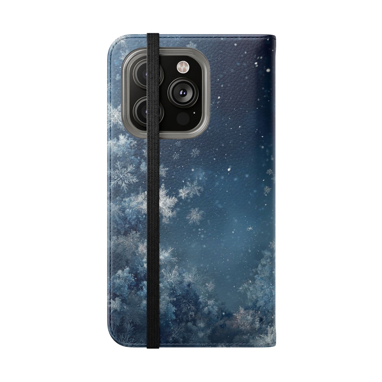 Winter Snowflakes - Wallet Flip Case