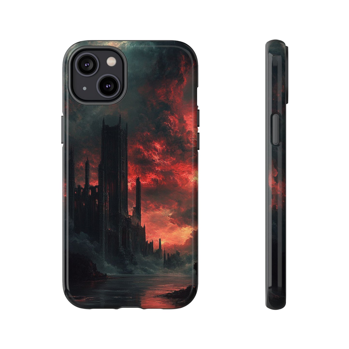 Crimson Dread Citadel – Tough iPhone Case