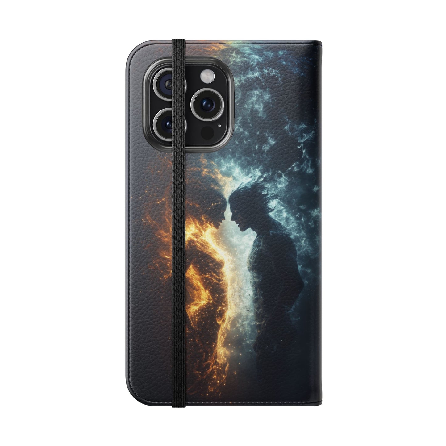 Fire & Frost Lovers - Wallet Flip Case