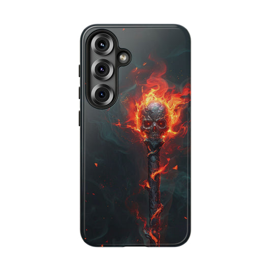 Inferno Skull Staff - Tough Samsung Galaxy Case