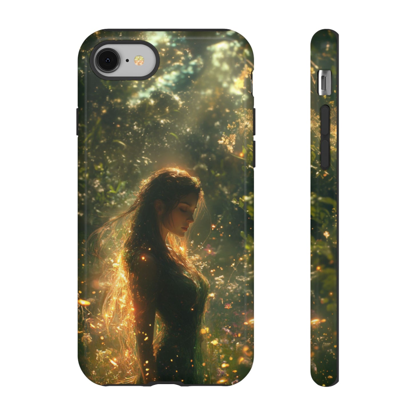Forest Goddess Golden Light Meadow - Tough iPhone Case