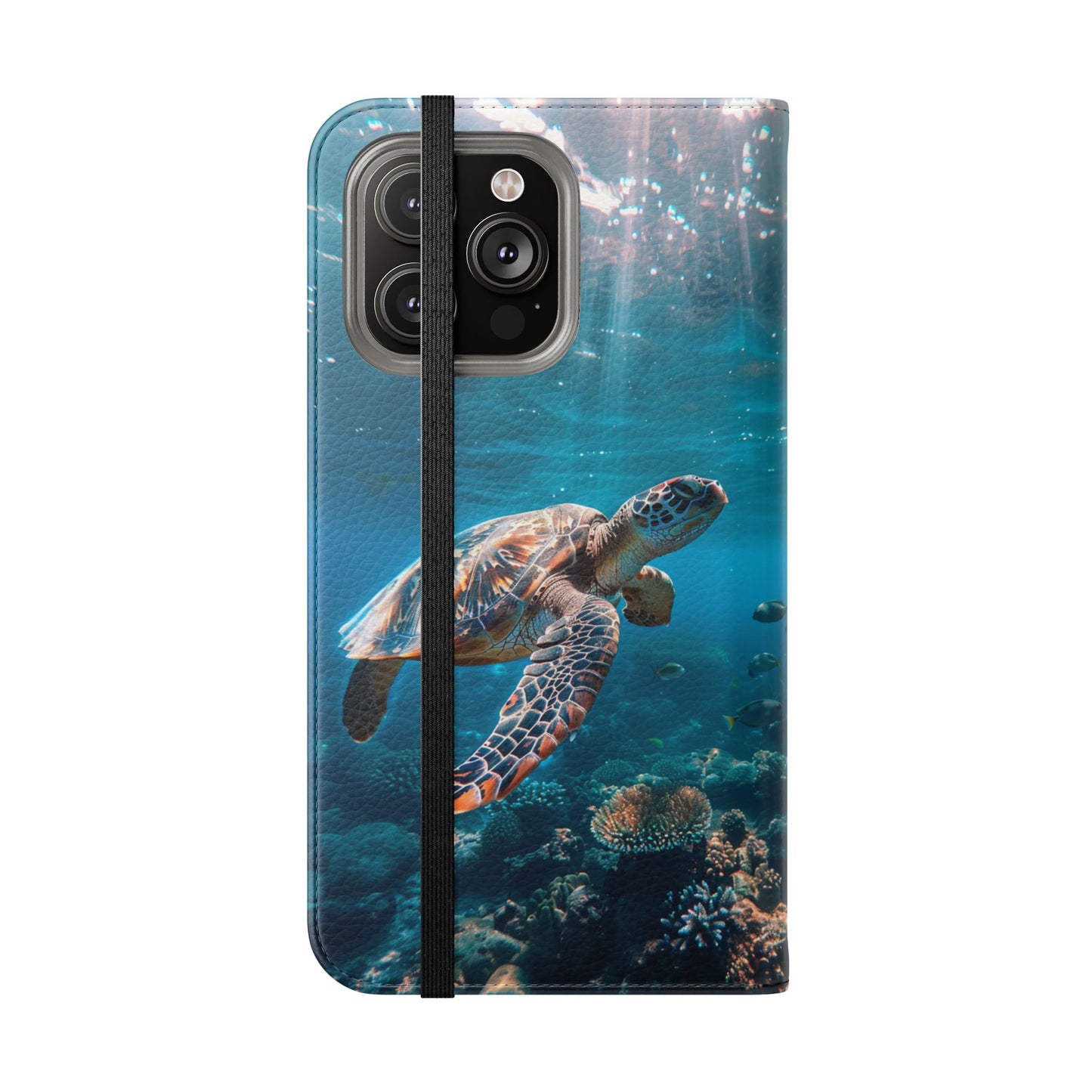 Ocean Guardian Sea Turtle - Wallet Flip Case