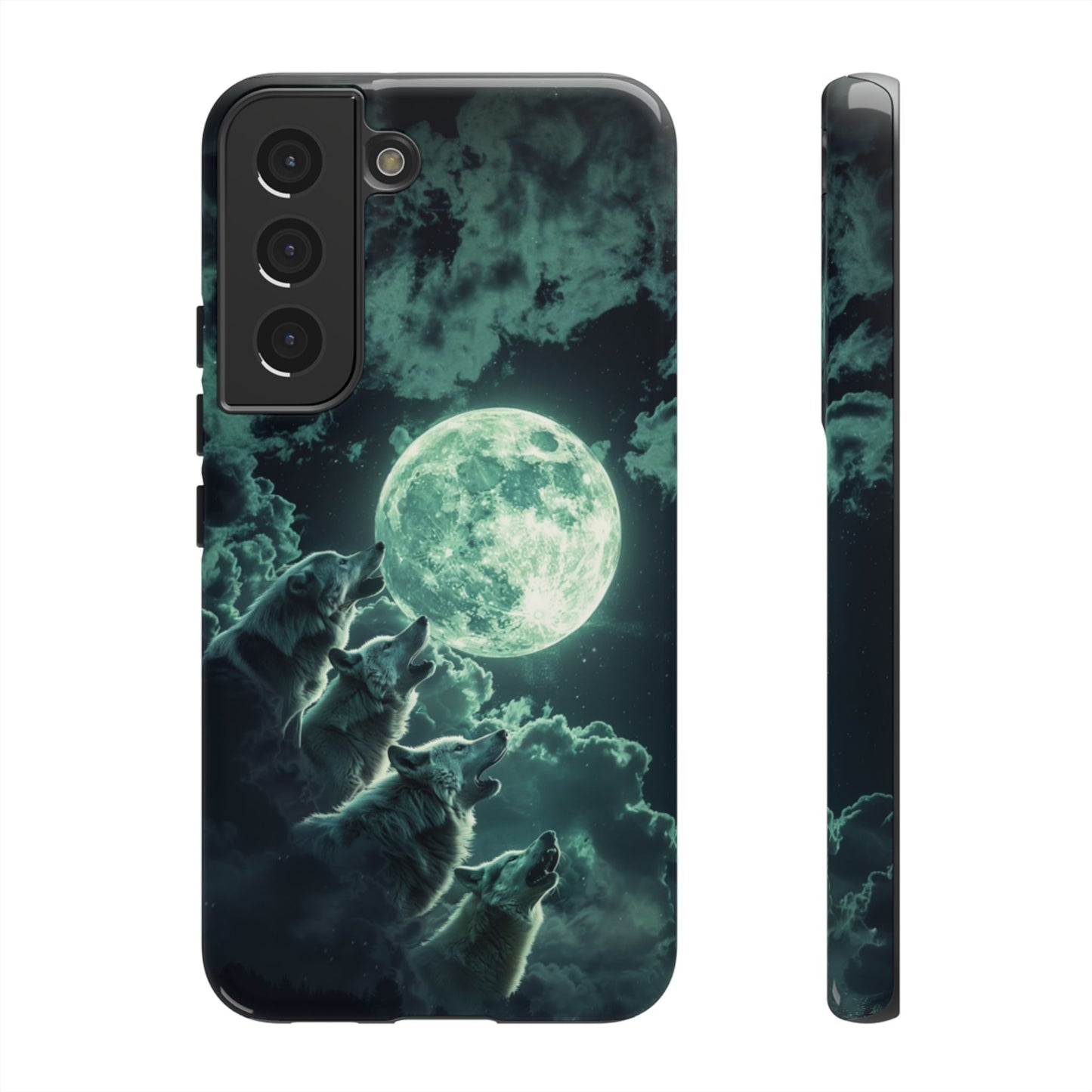 Moonlit Wolf Chorus - Tough Samsung Galaxy Case