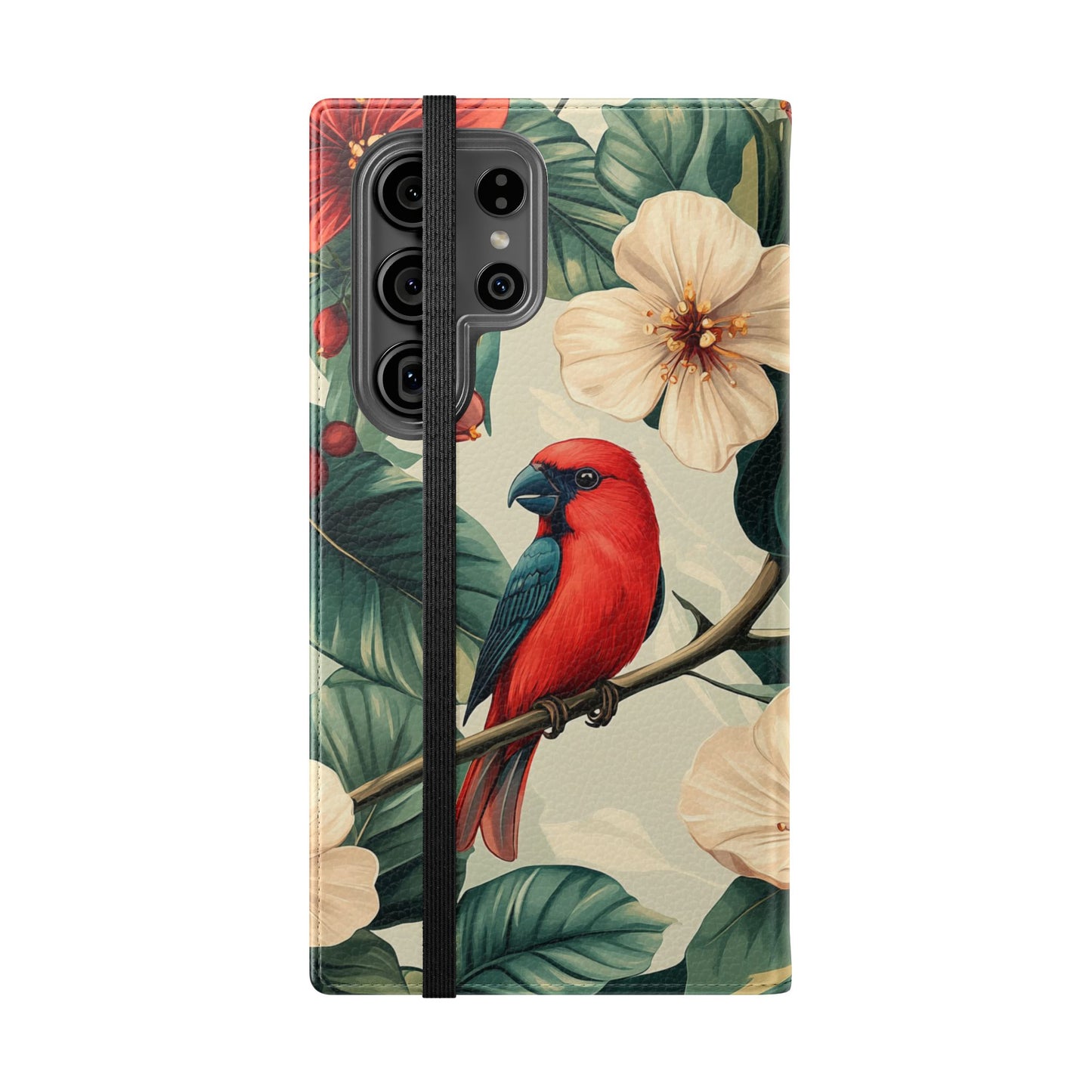 Scarlet Songbird - Wallet Flip Case