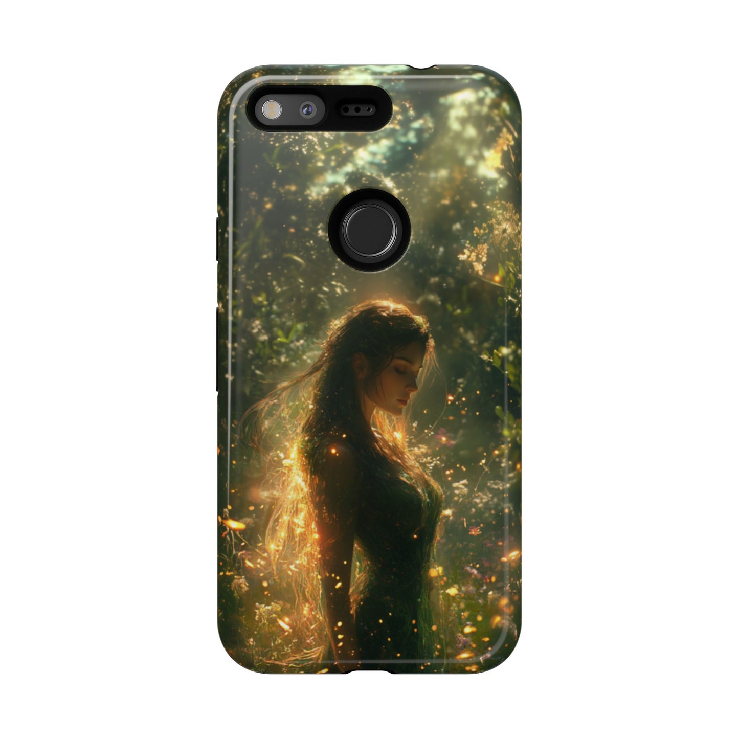Forest Goddess Golden Light Meadow - Tough Google Pixel Case