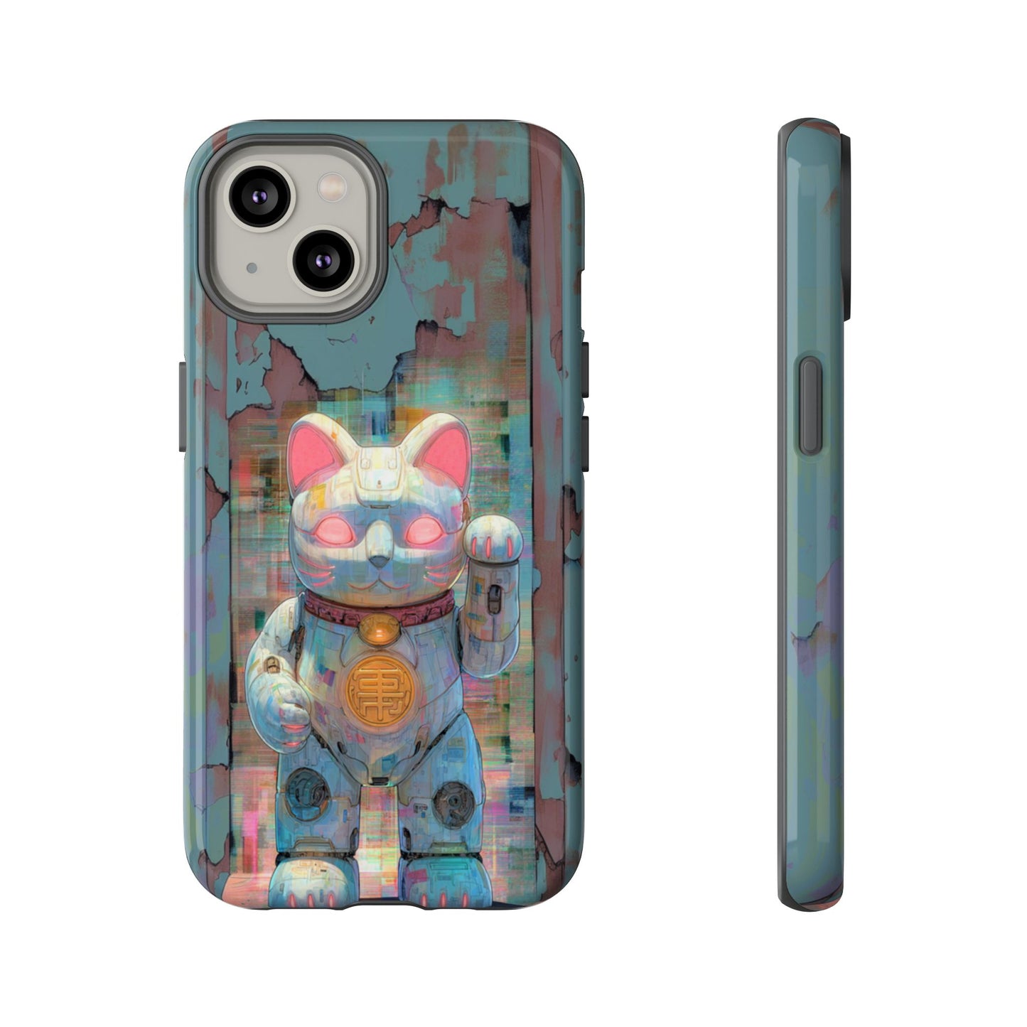 Cyber Lucky Cat - Tough iPhone Case