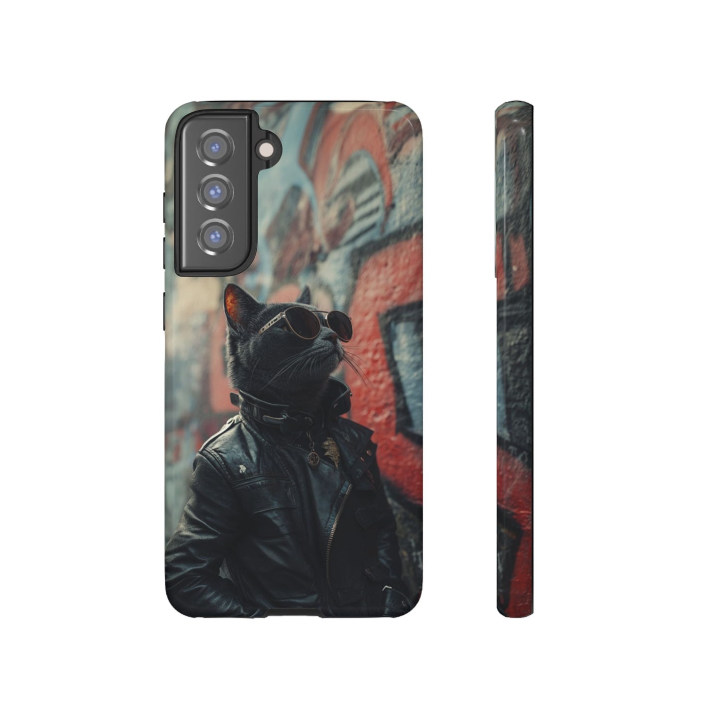 Punk Rock Cat Phone Case – iPhone, Google Pixel, Samsung Galaxy