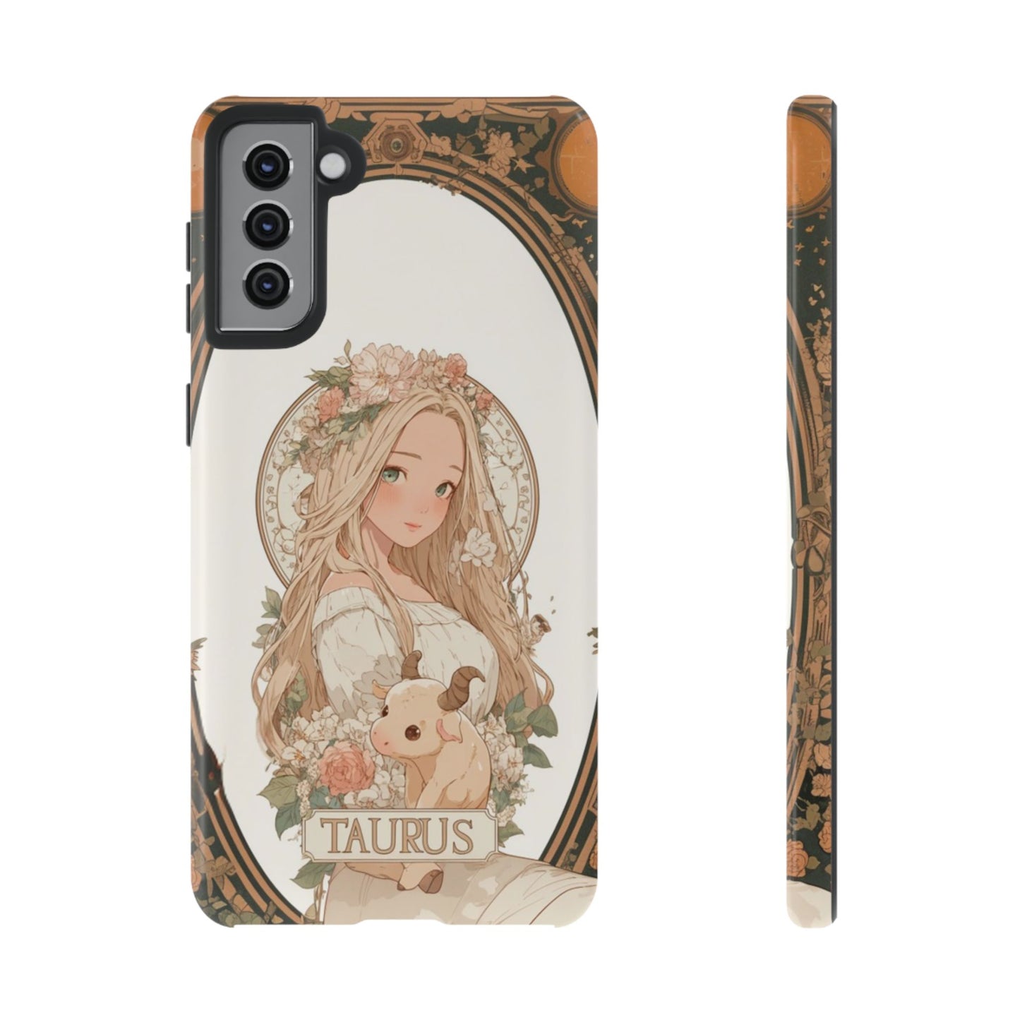 Taurus Floral Maiden - Tough Samsung Galaxy Case