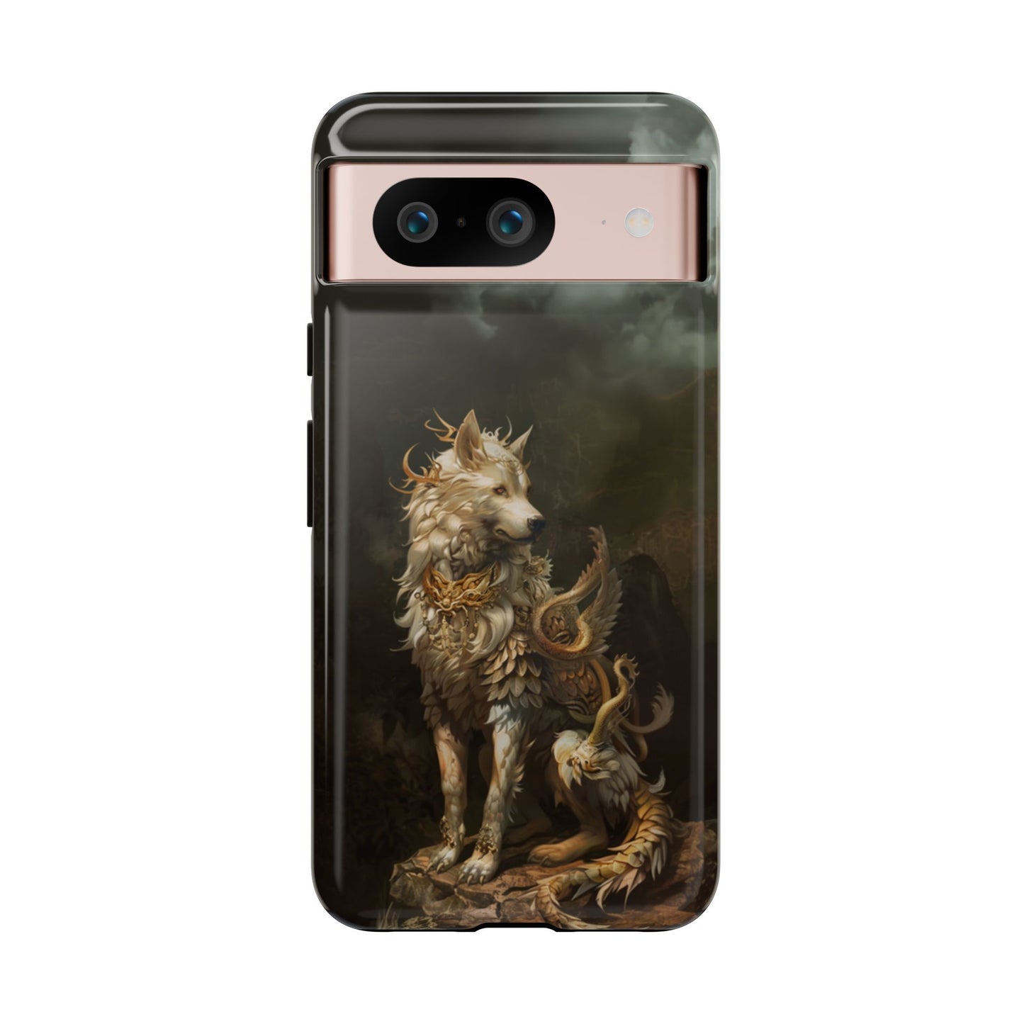 Antlered Wolf Guardian - Tough Google Pixel Case