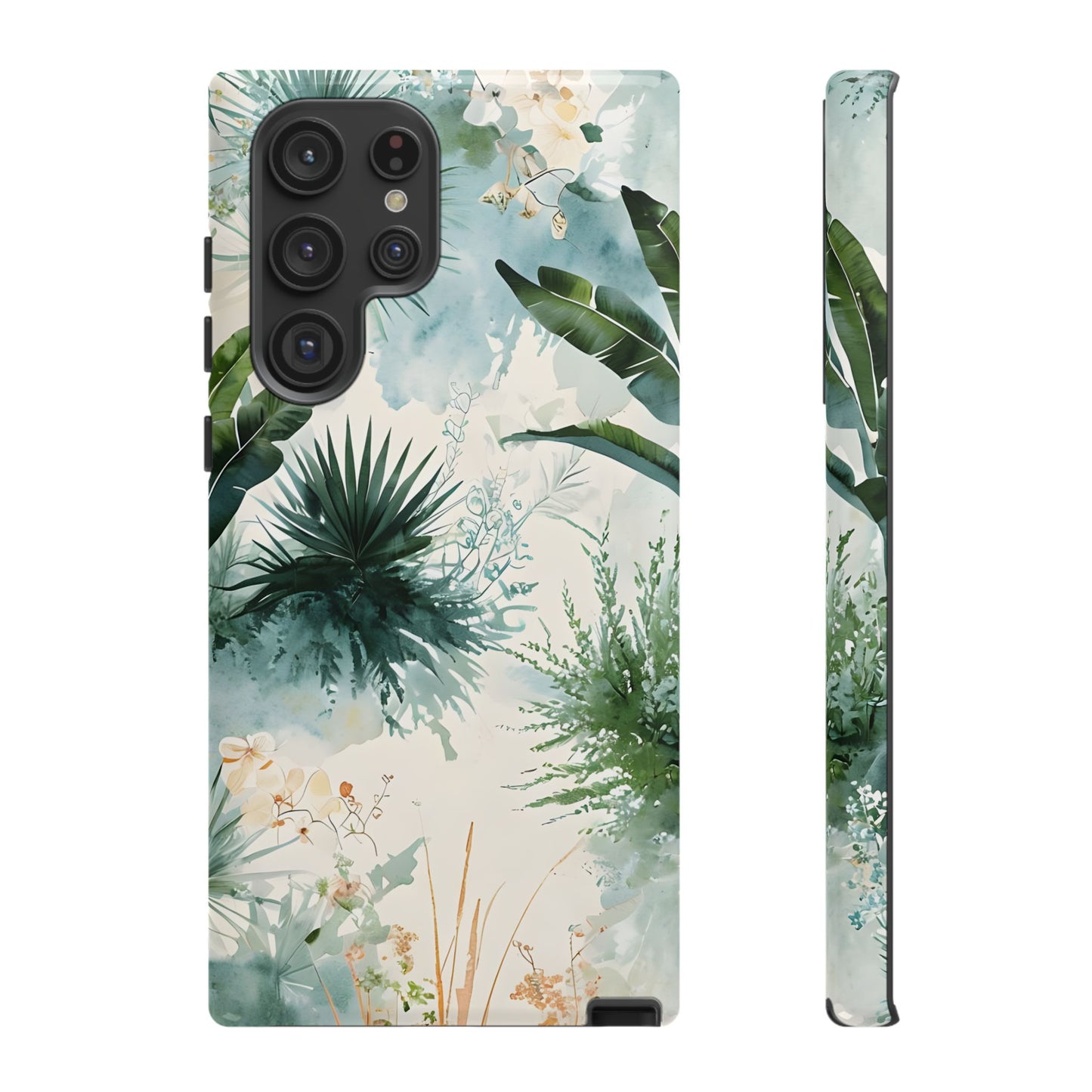 Tropical Botanical Watercolor - Tough Samsung Galaxy Case