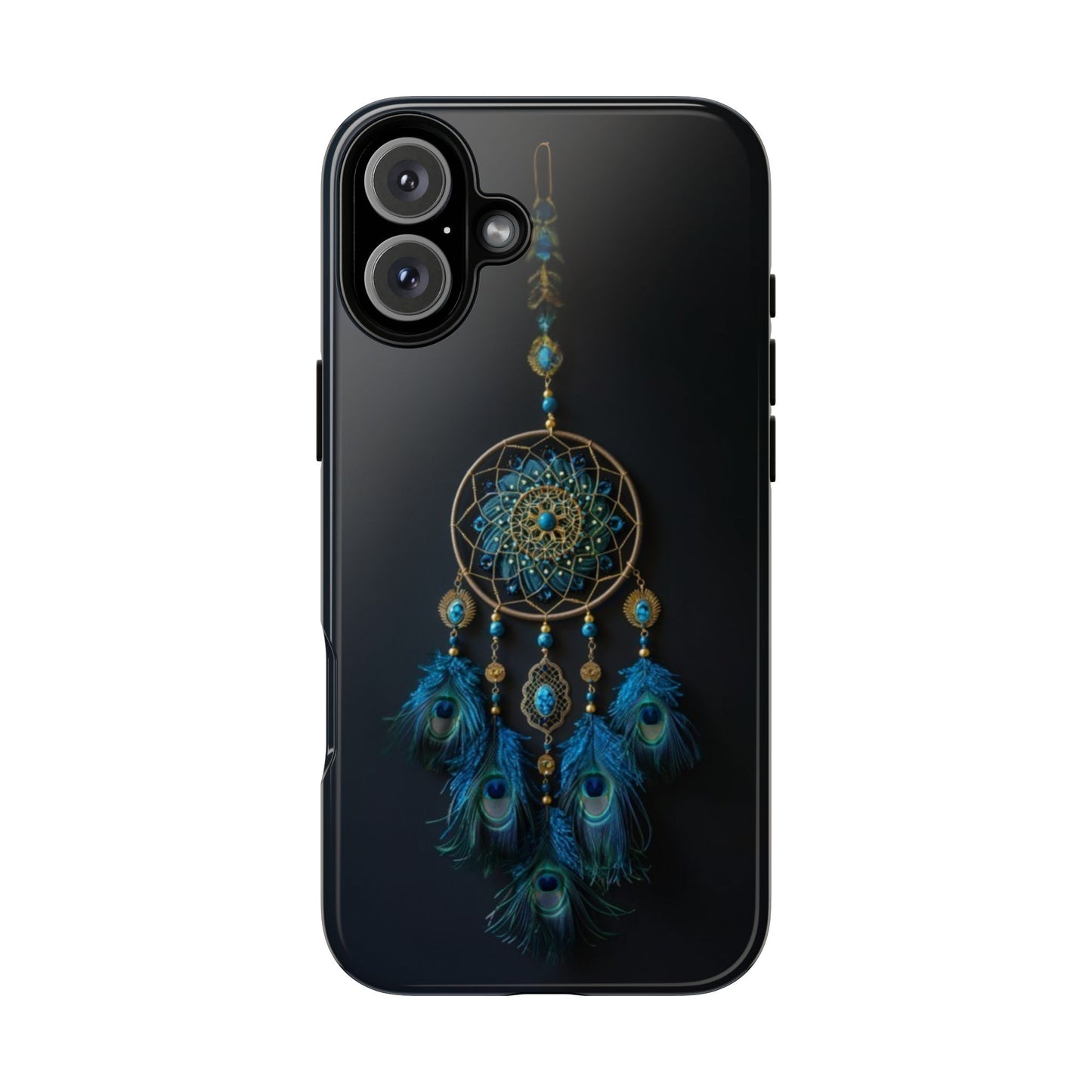 Peacock Feather Dreamcatcher - Tough iPhone Case