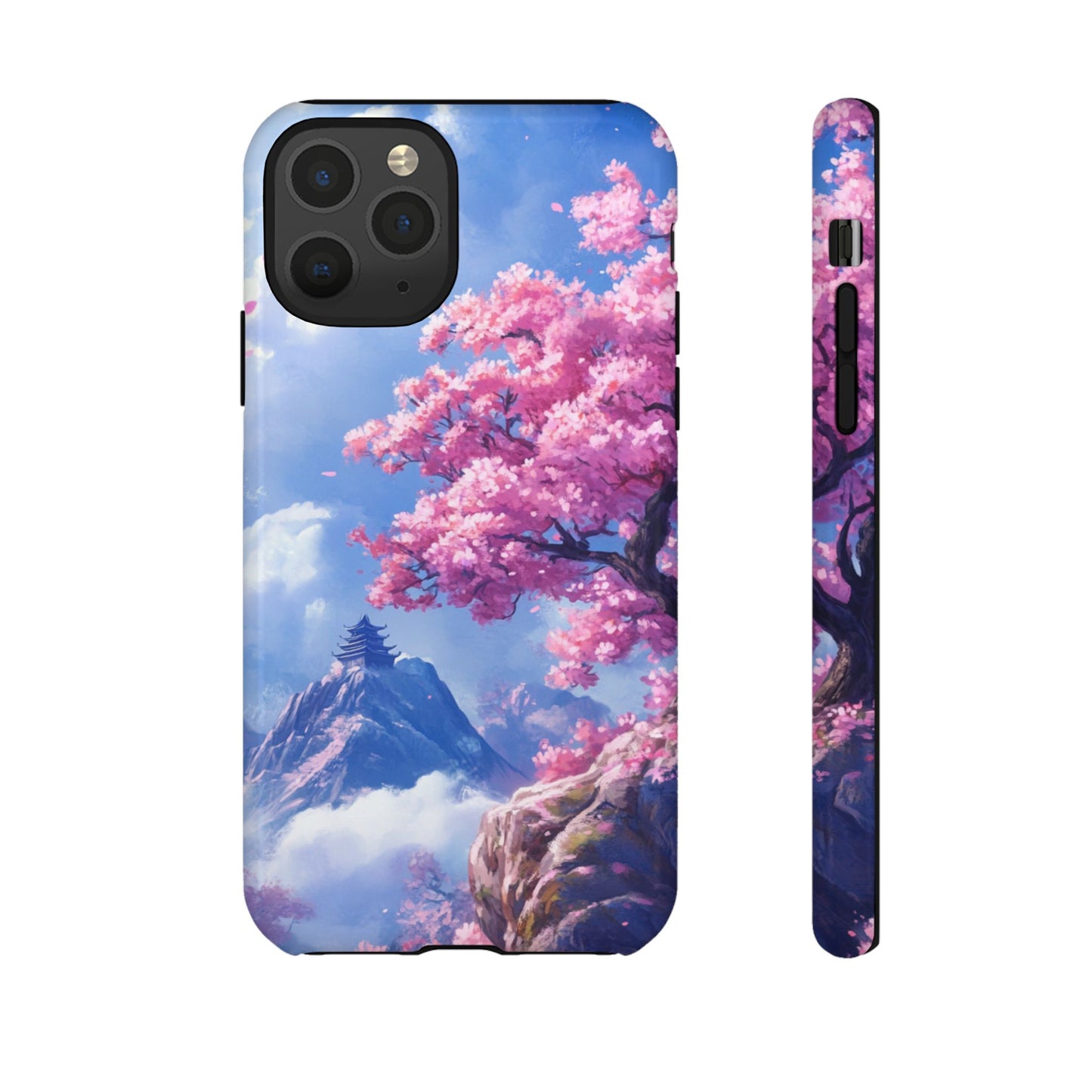 Sakura Sky Temple - Tough iPhone Case