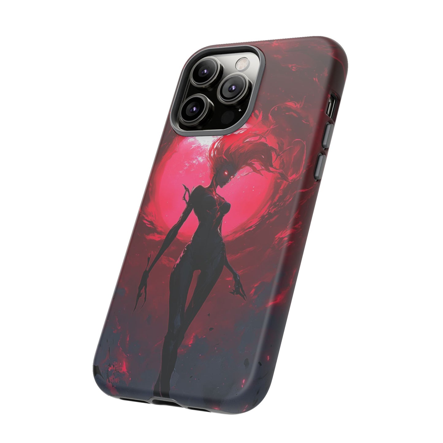 Crimson Eclipse Gothic Gaming Phone Case - iPhone, Google Pixel, Samsung Galaxy