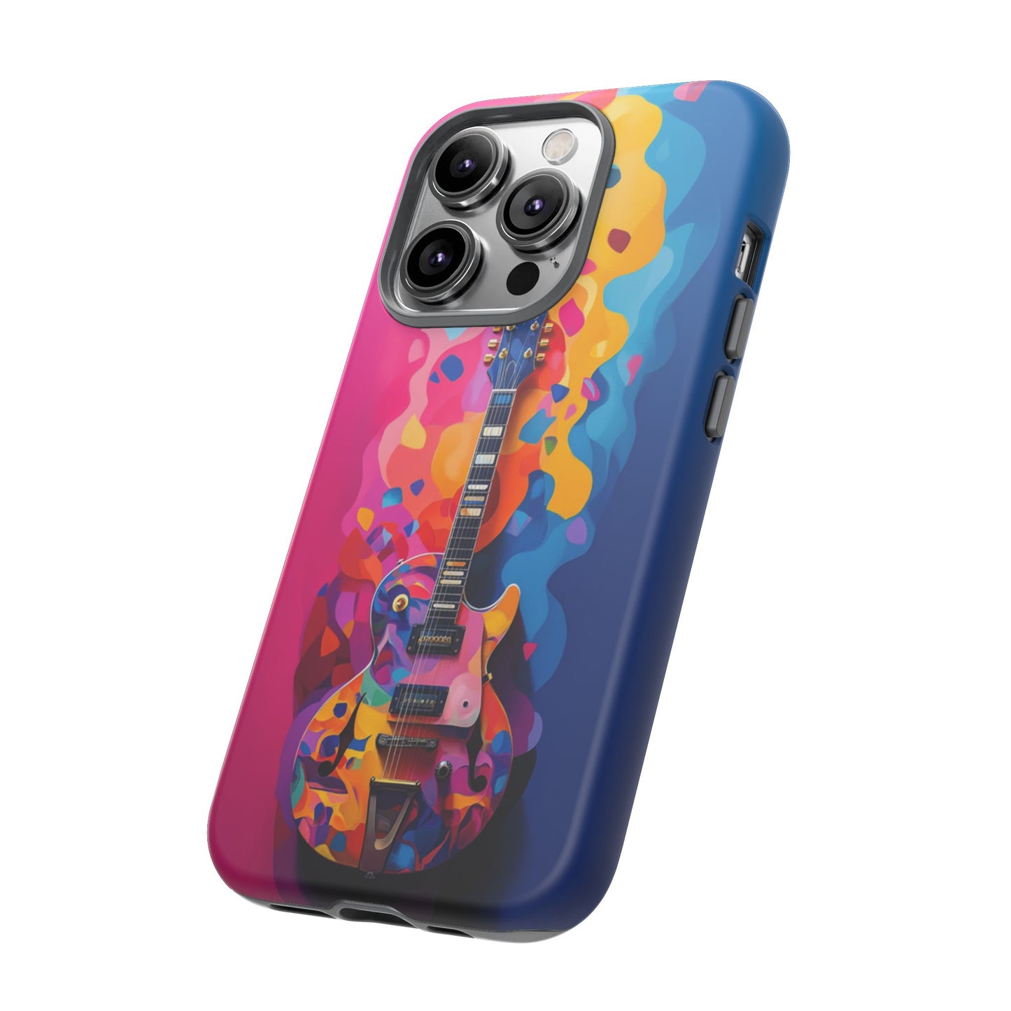 Vibrant Abstract Guitar Phone Case - iPhone, Google Pixel, Samsung Galaxy