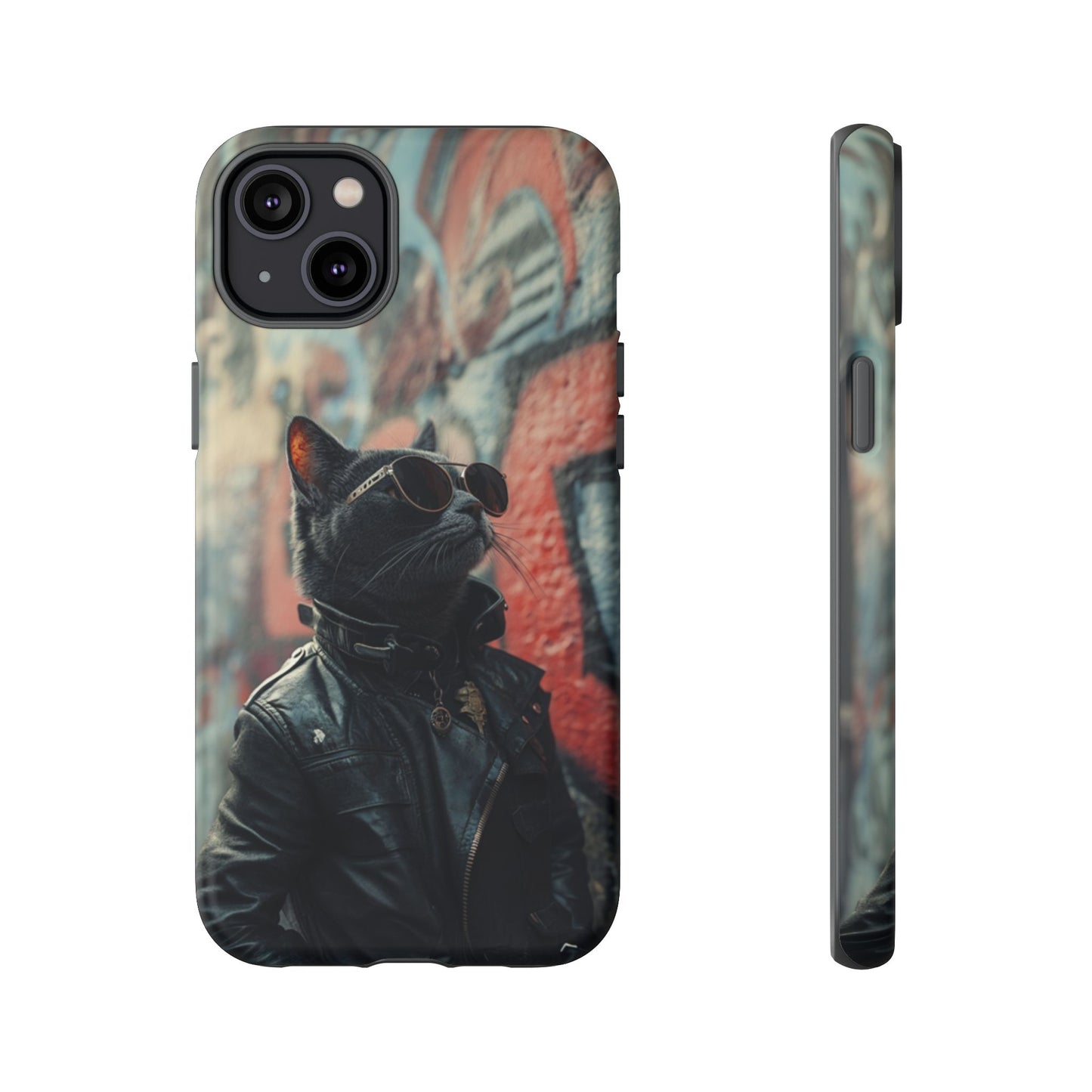 Punk Rock Cat Phone Case – iPhone, Google Pixel, Samsung Galaxy