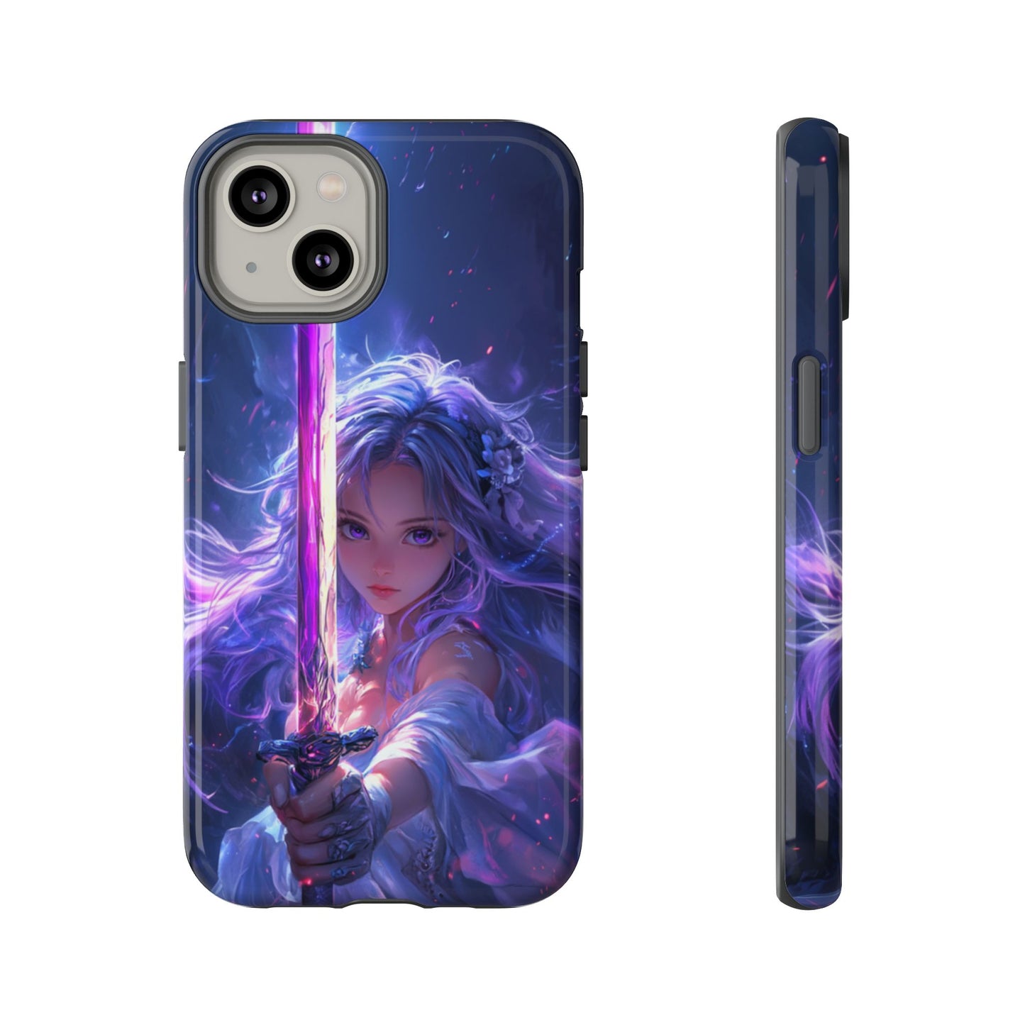Violet Blade Warrior – Tough iPhone Case