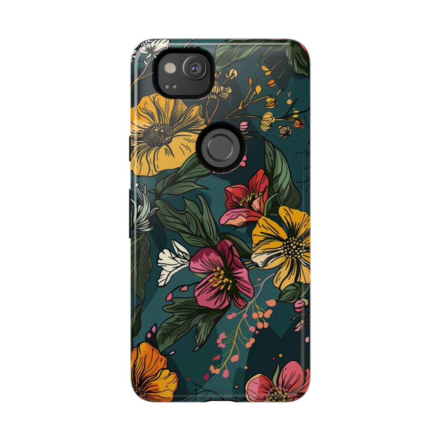 Vintage Floral Bloom – Tough Google Pixel Case