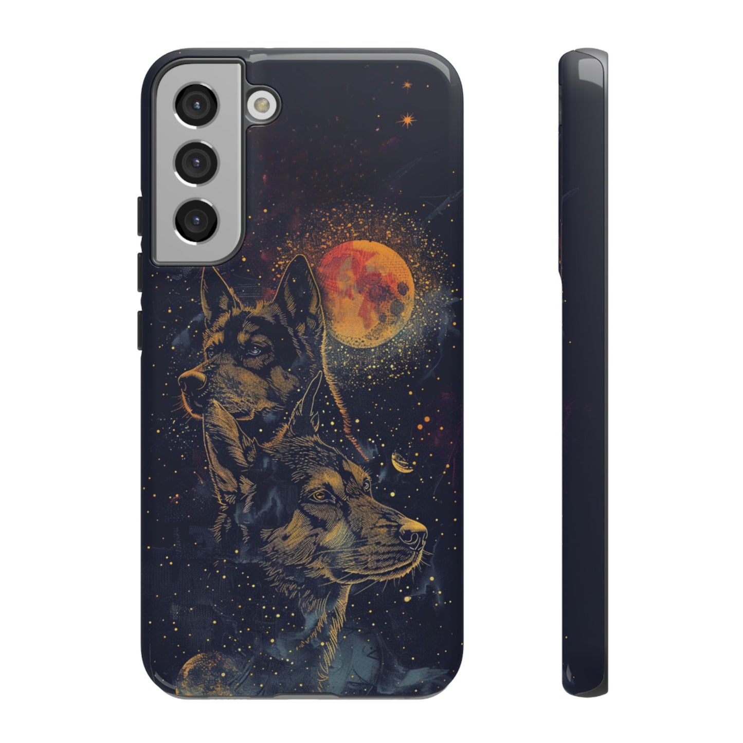 German Shepherd Celestial Phone Case – iPhone, Google Pixel, Samsung Galaxy