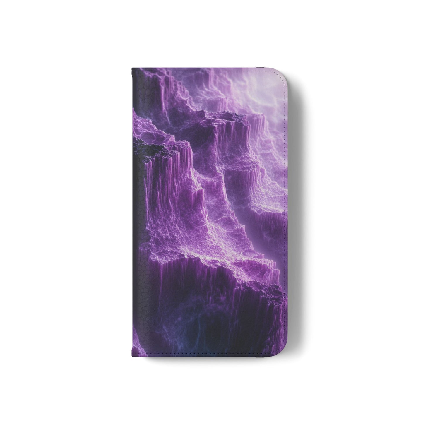 Purple Crystal Canyon - Wallet Flip Case