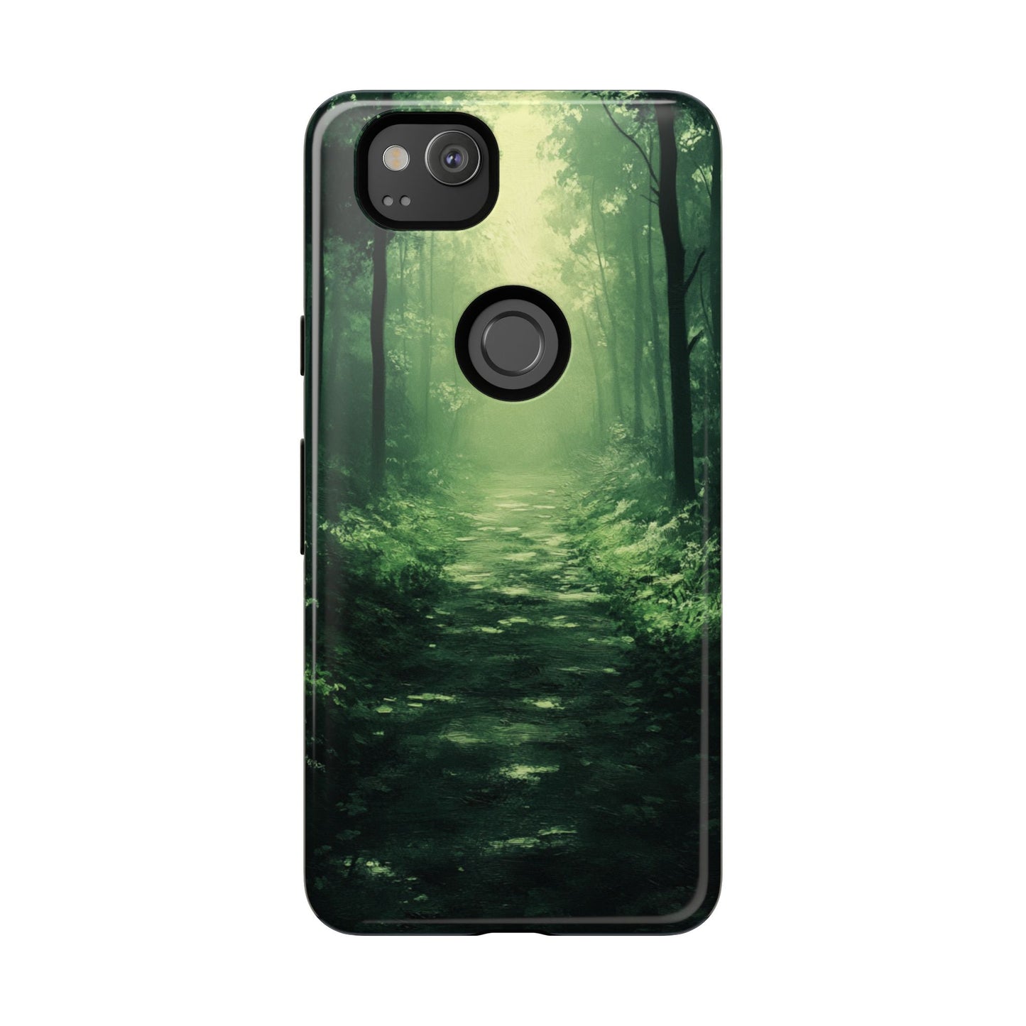 Emerald Mist Forest Path - Tough Google Pixel Case
