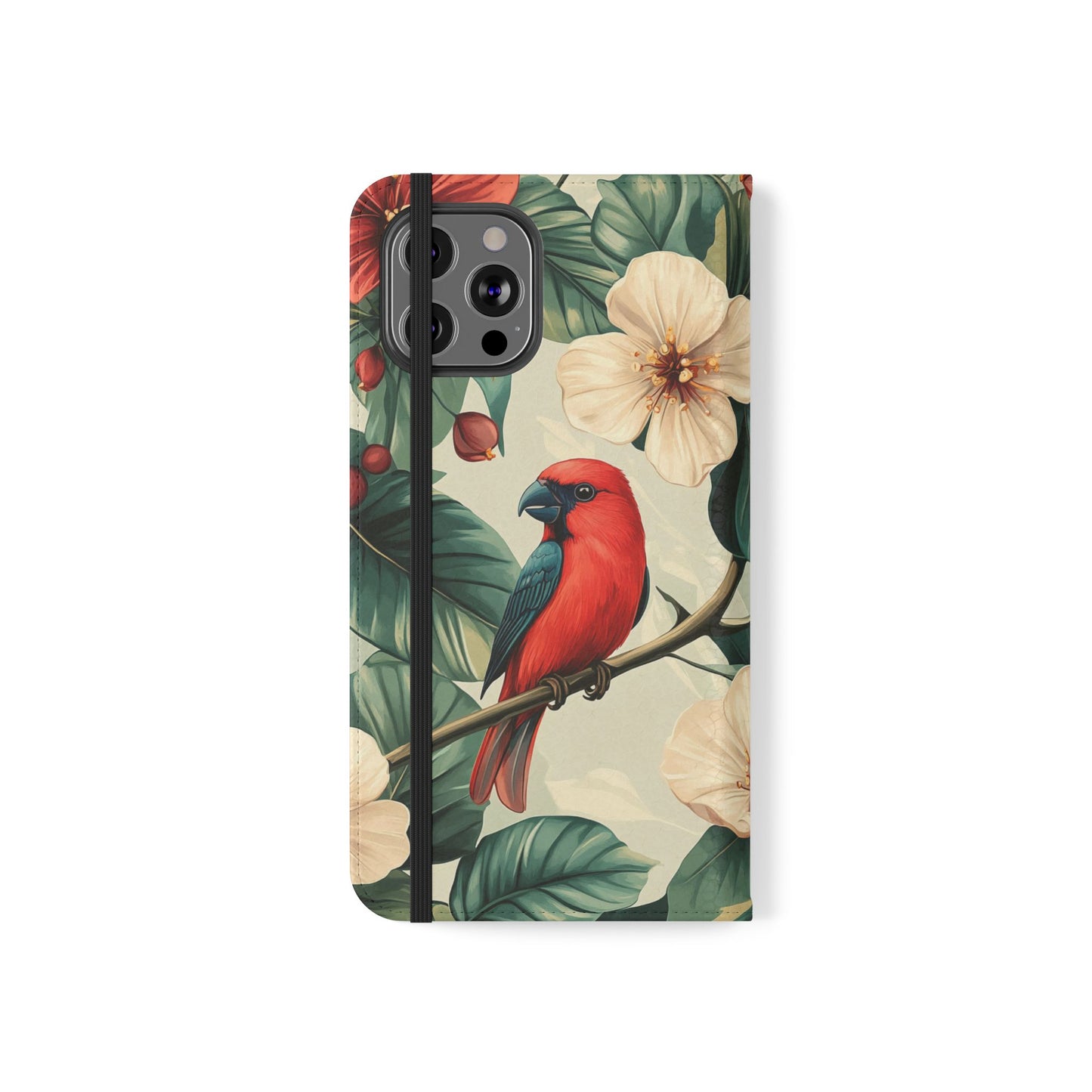 Scarlet Songbird - Wallet Flip Case