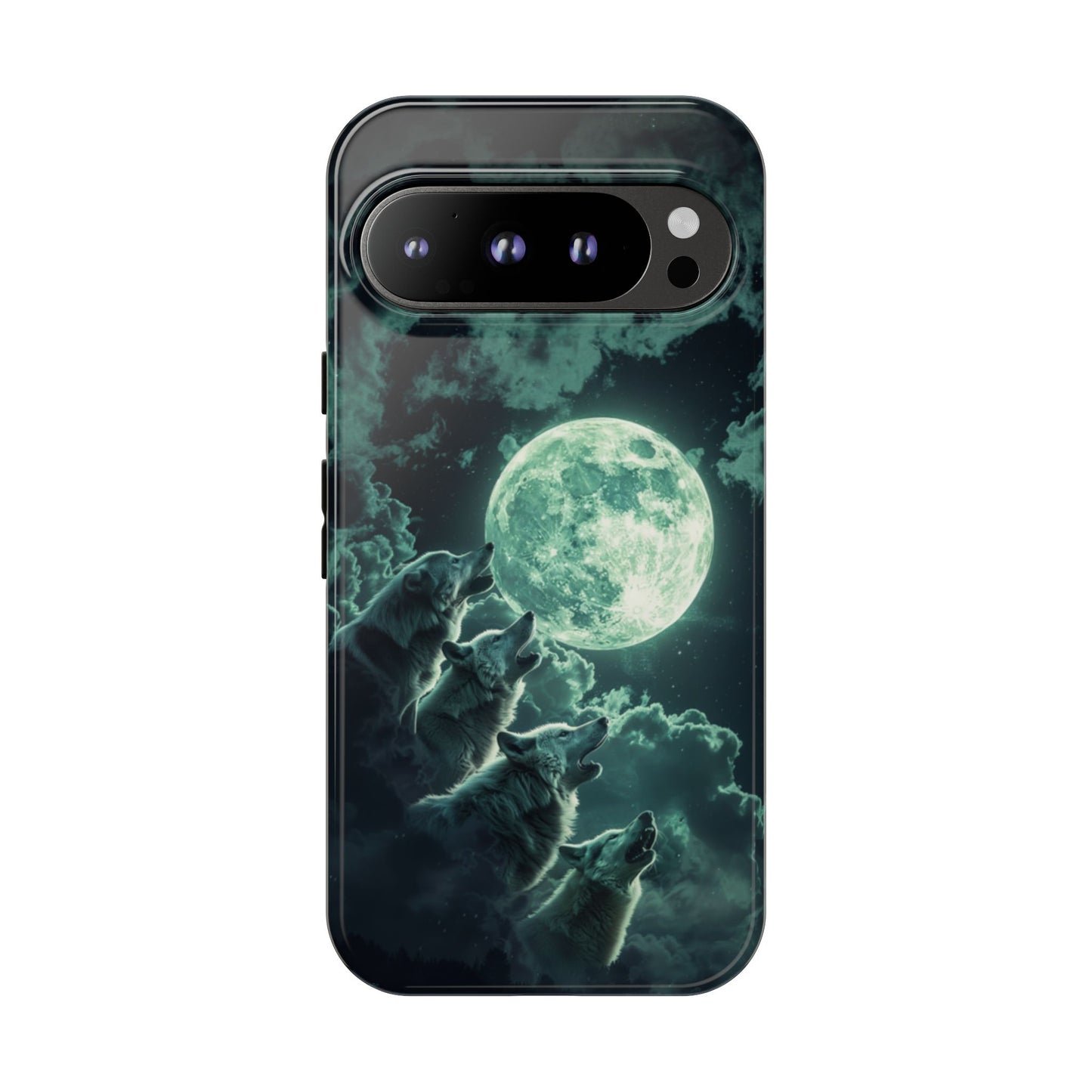 Moonlit Wolf Chorus - Tough Google Pixel Case