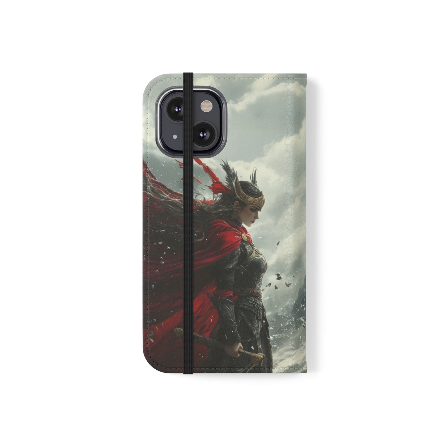 Freya Crimson Valkyrie - Wallet Flip Case