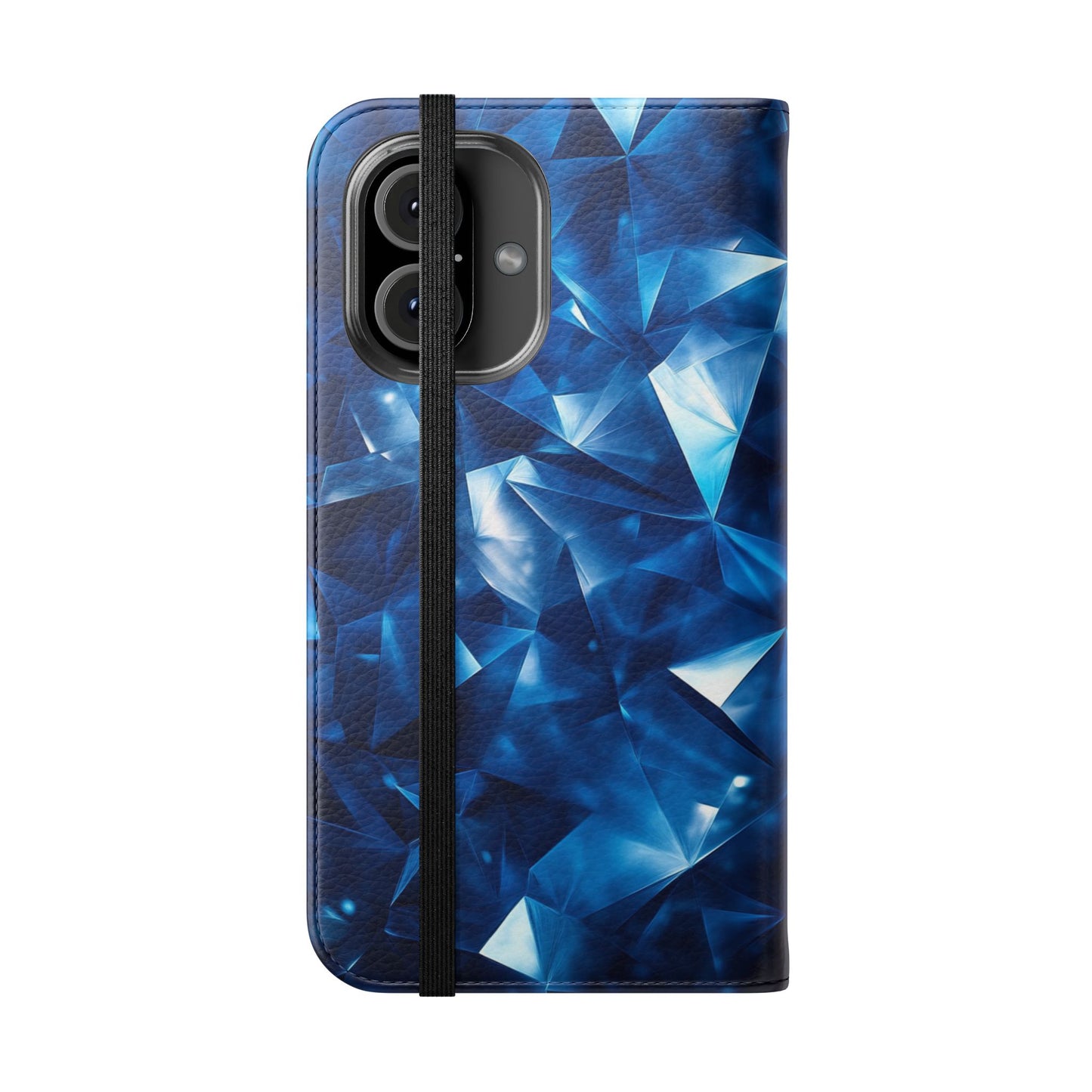 Sapphire Crystal Shards - Wallet Flip Case