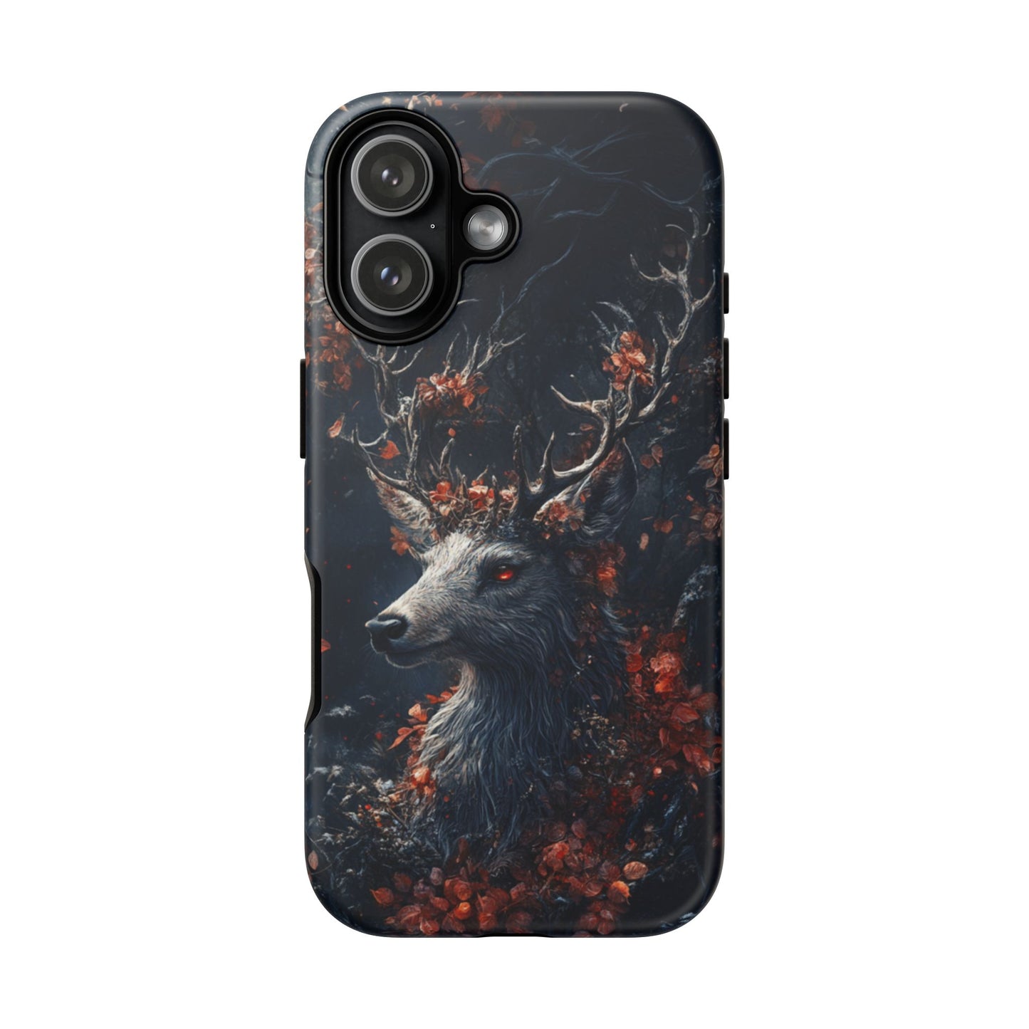 Crimson Stag Blossom – Tough iPhone Case