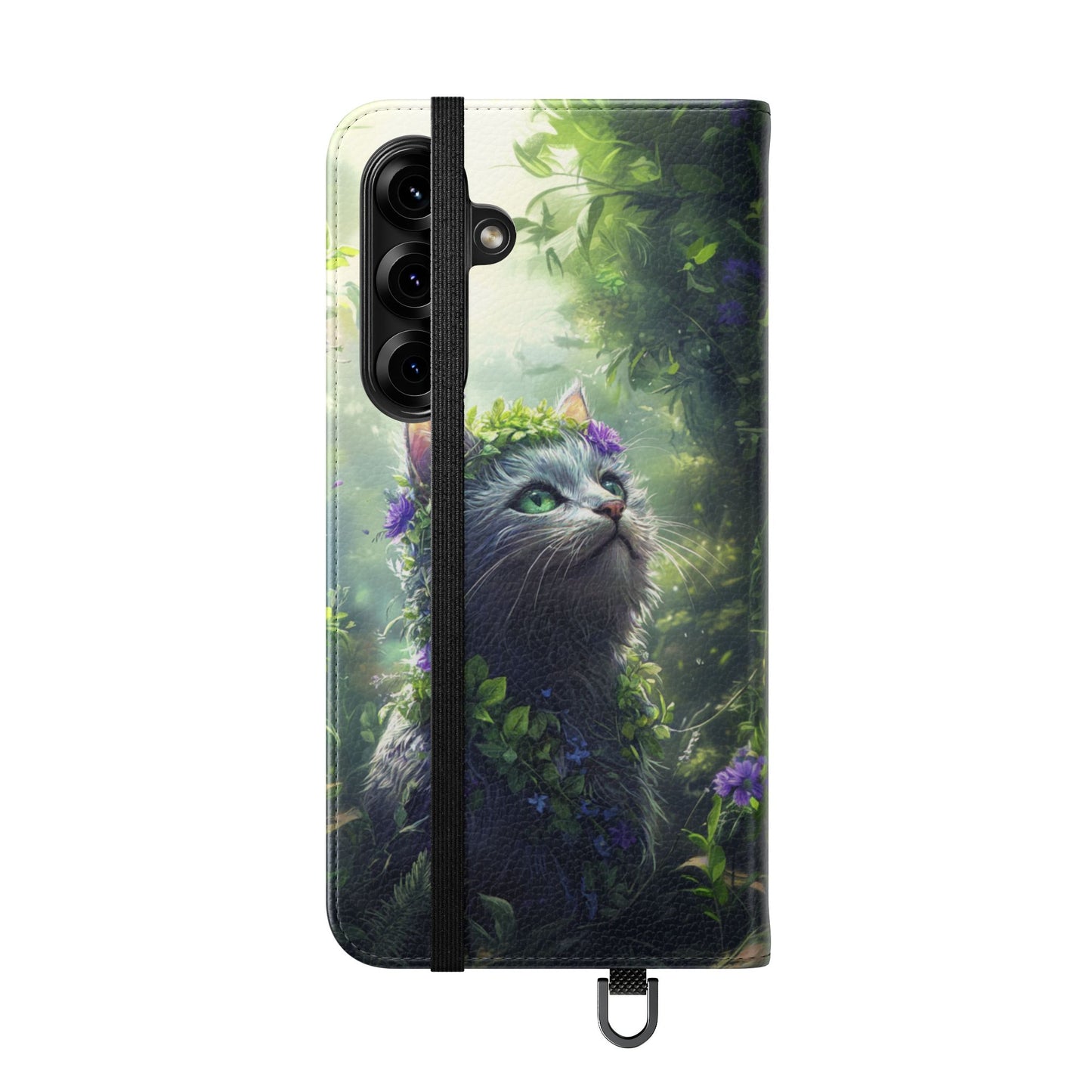 Forest Spirit Cat - Wallet Flip Case