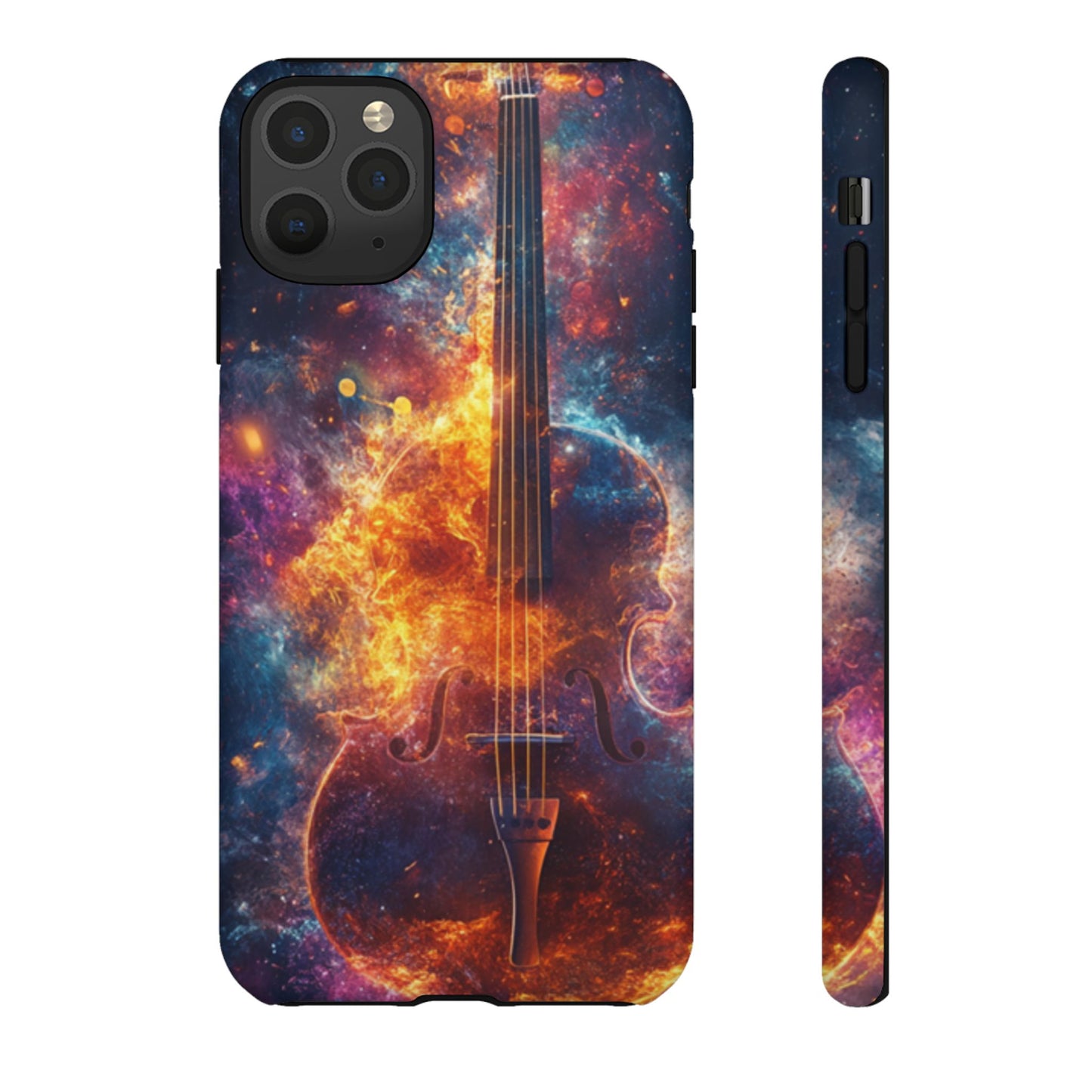 Fiery Violin Galaxy Phone Case – iPhone, Samsung, Google Pixel