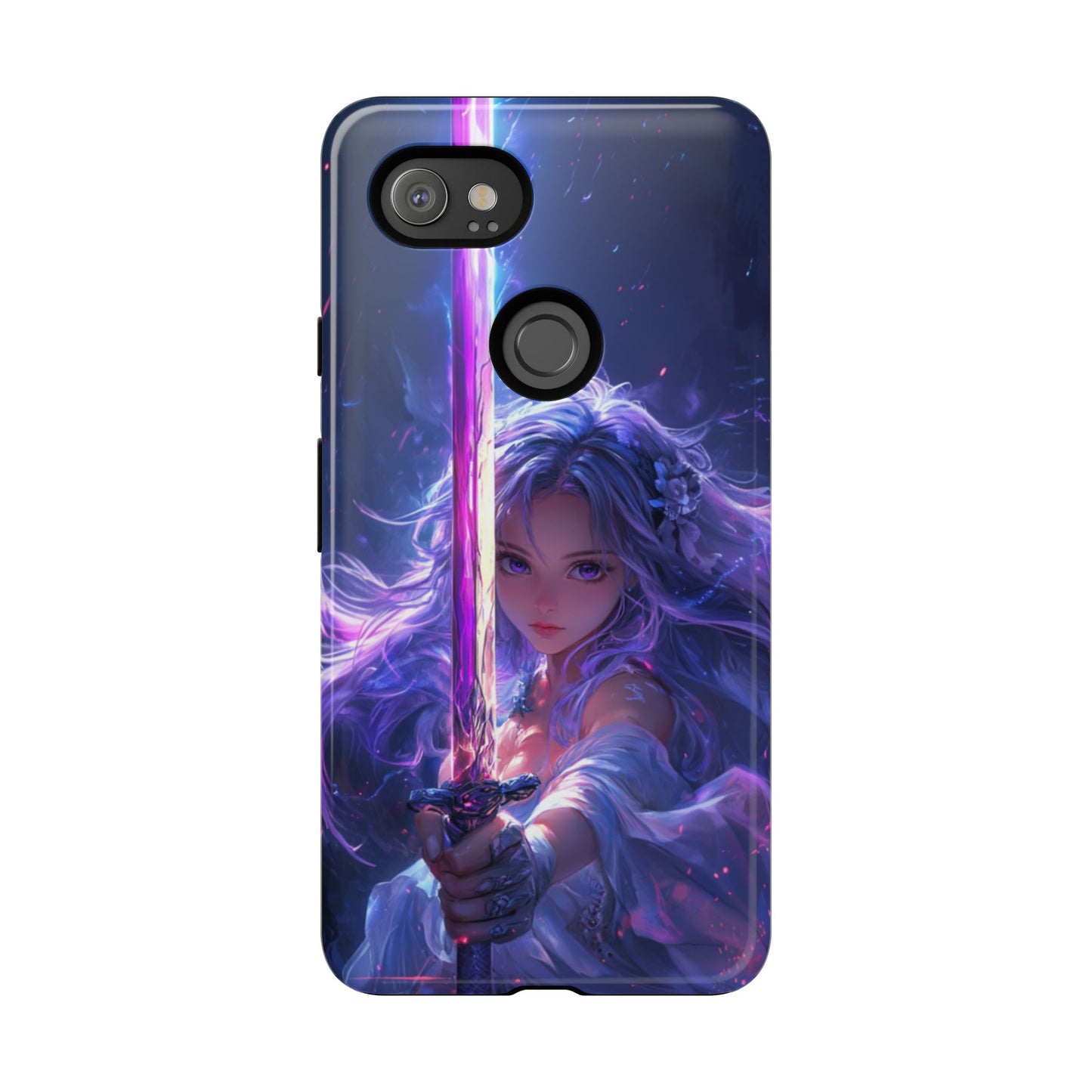 Violet Blade Warrior – Tough Google Pixel Case