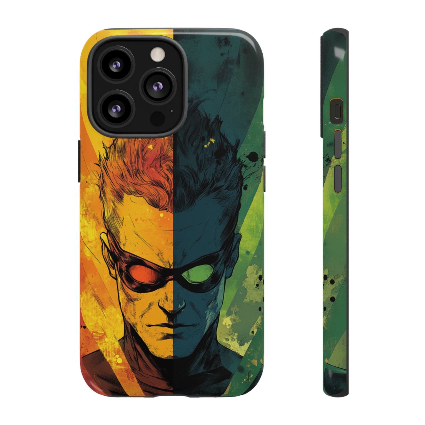 Split Spectrum Hero – Tough iPhone Case