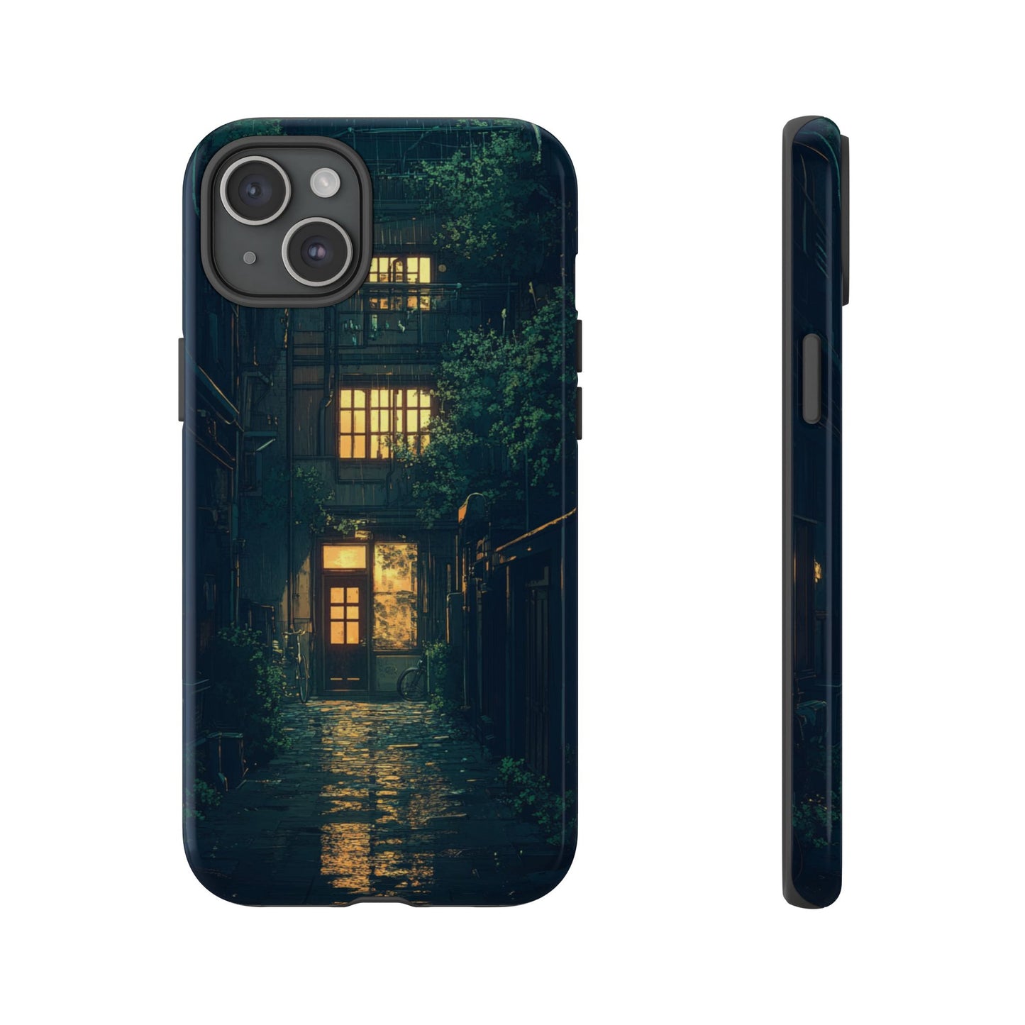 Rainy Alley - Tough iPhone Case