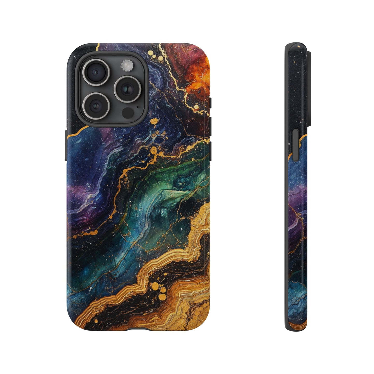 Cosmic Agate Veins – Tough iPhone Case