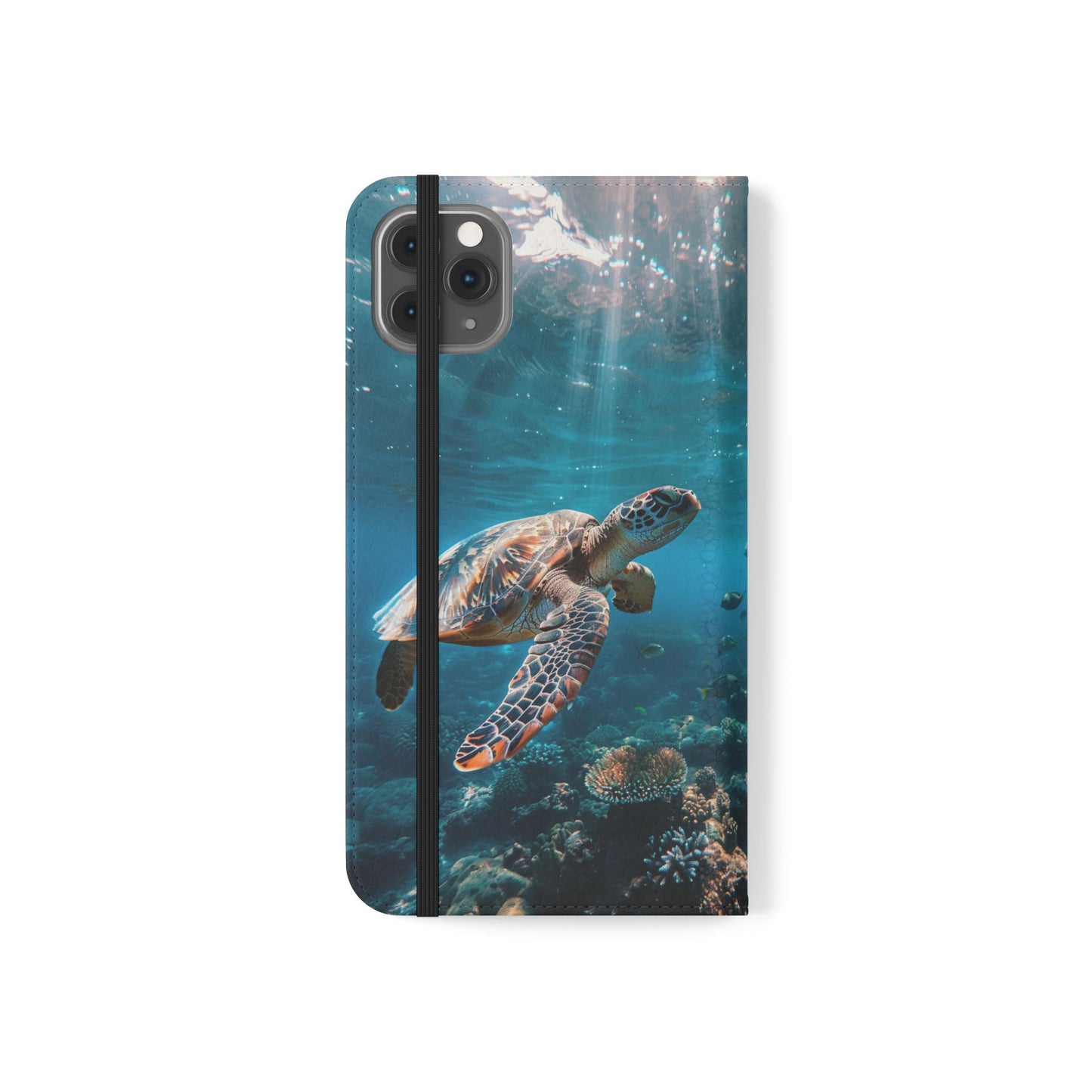 Ocean Guardian Sea Turtle - Wallet Flip Case