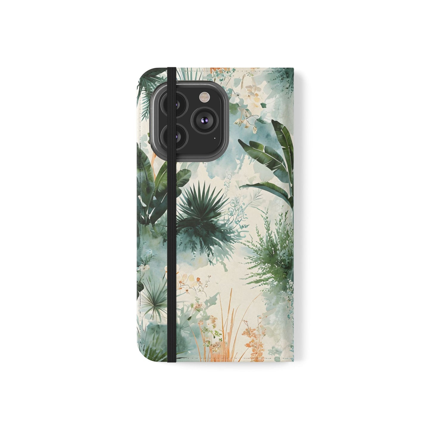 Tropical Botanical Watercolor - Wallet Flip Case