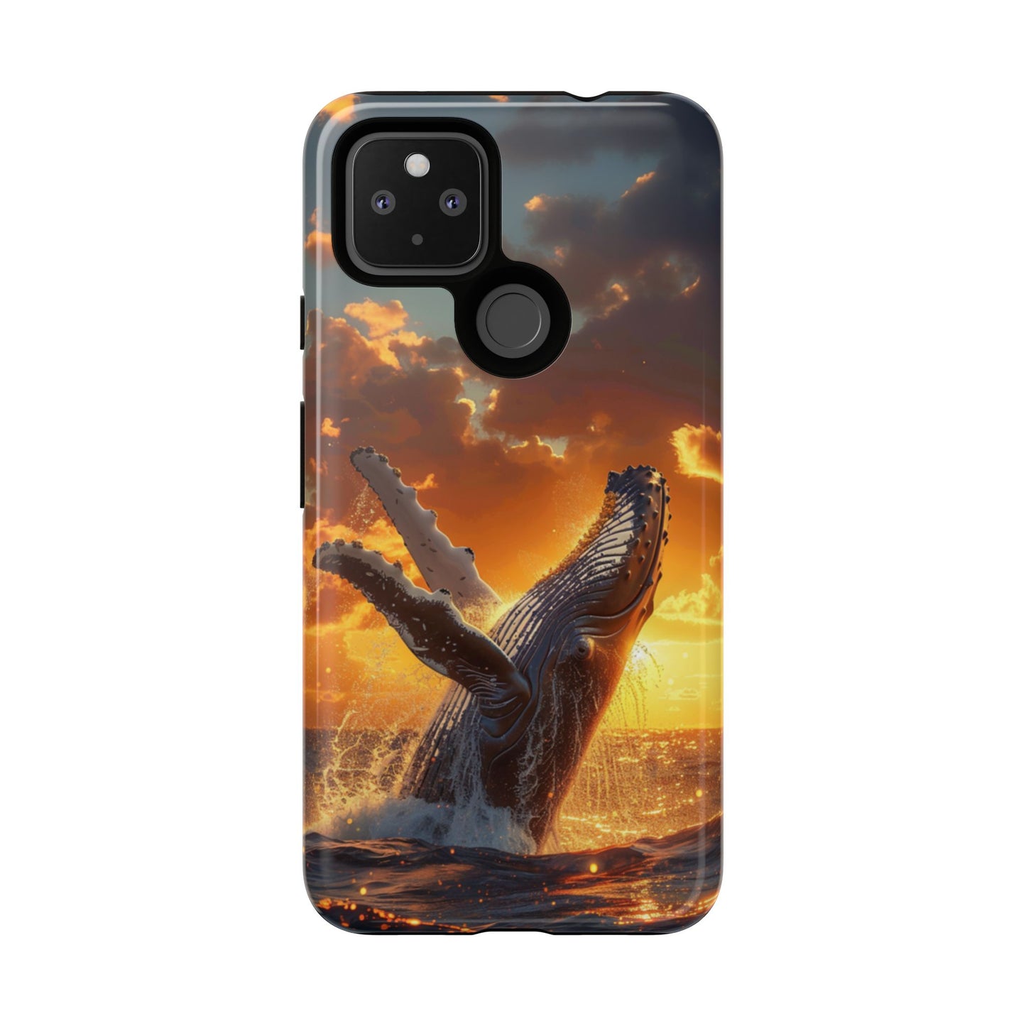 Sunset Breach Whale – Tough Google Pixel Case