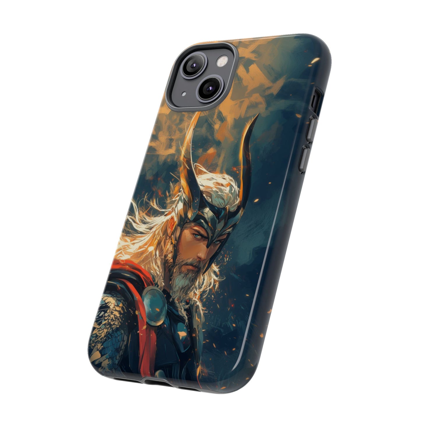 Storm-Bringer: Epic Thor Anime-Style Phone Case - iPhone, Google Pixel, Samsung