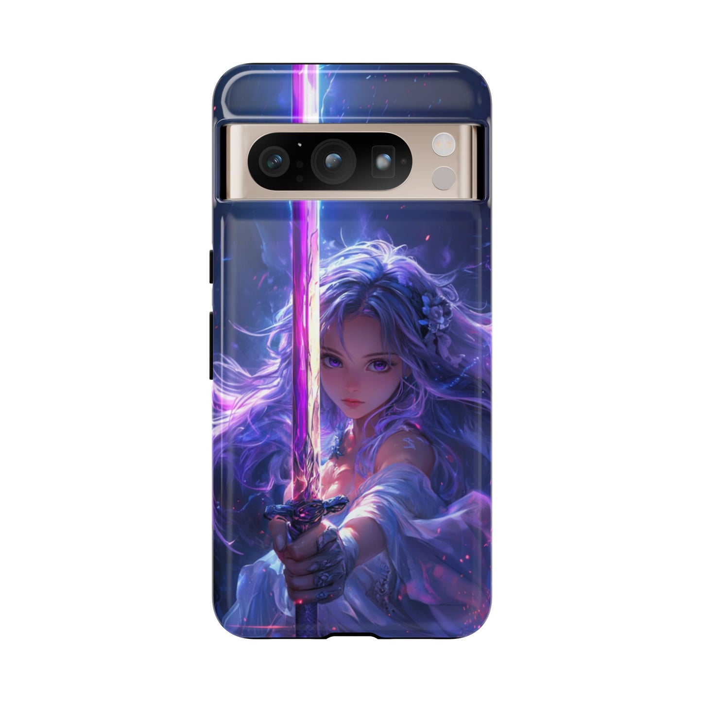 Violet Blade Warrior – Tough Google Pixel Case