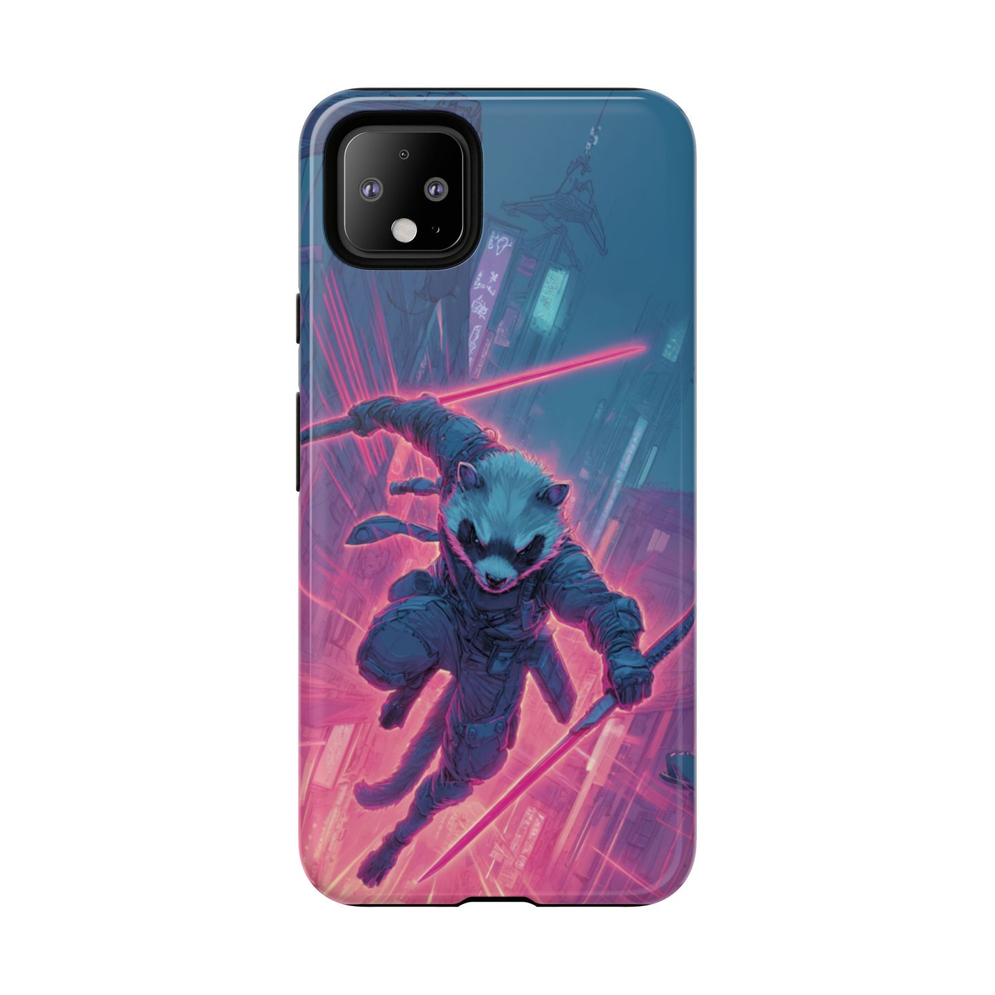 Cyberpunk Ferret - Tough Google Pixel Case