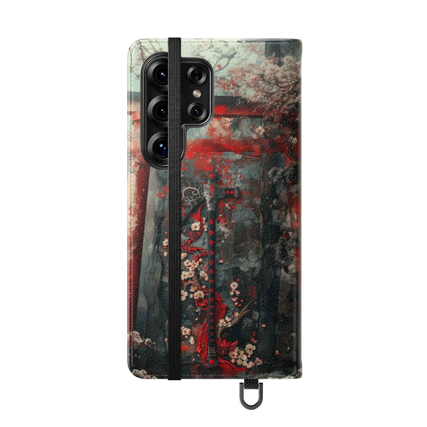 Sakura Warrior Axe - Wallet Flip Case