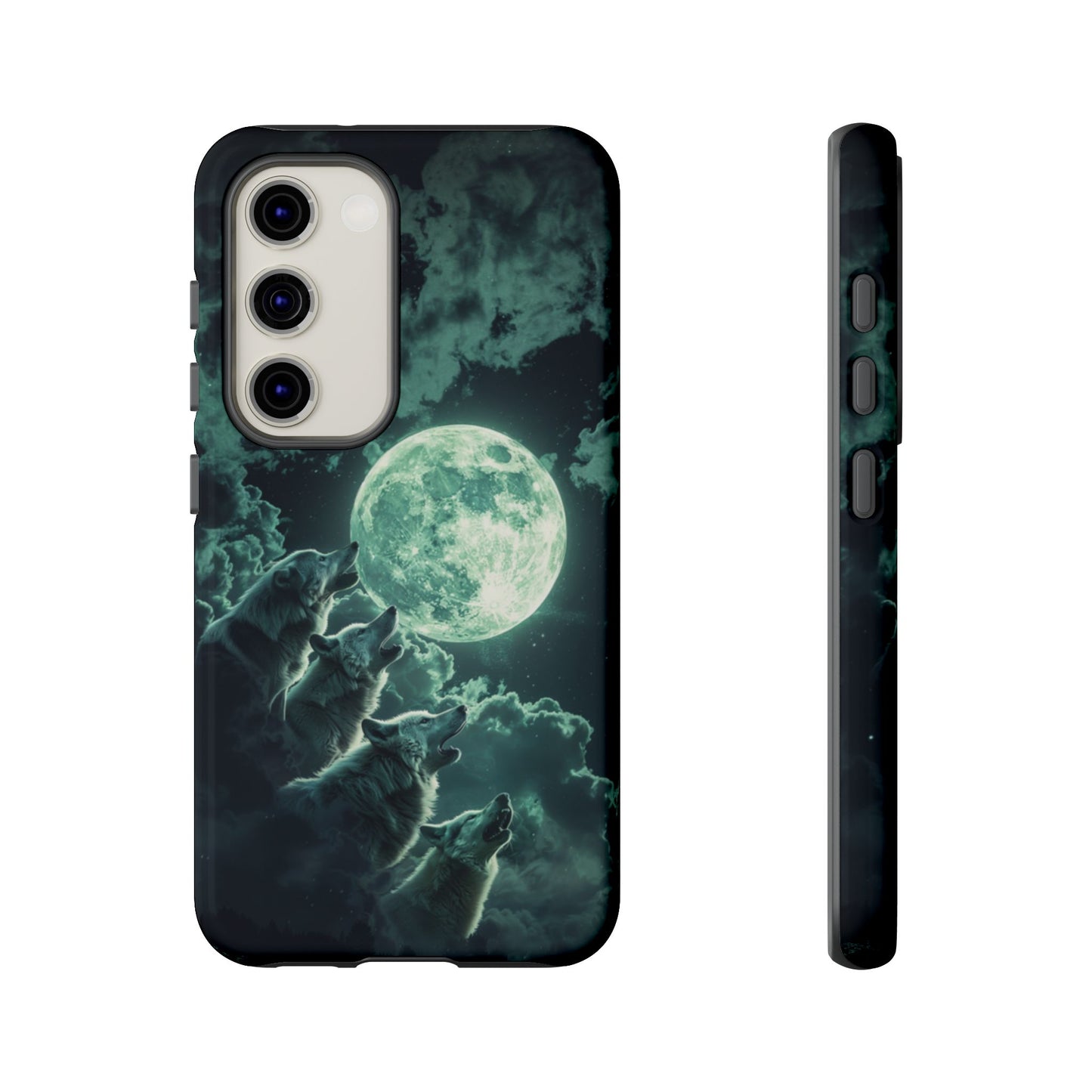 Moonlit Wolf Chorus - Tough Samsung Galaxy Case