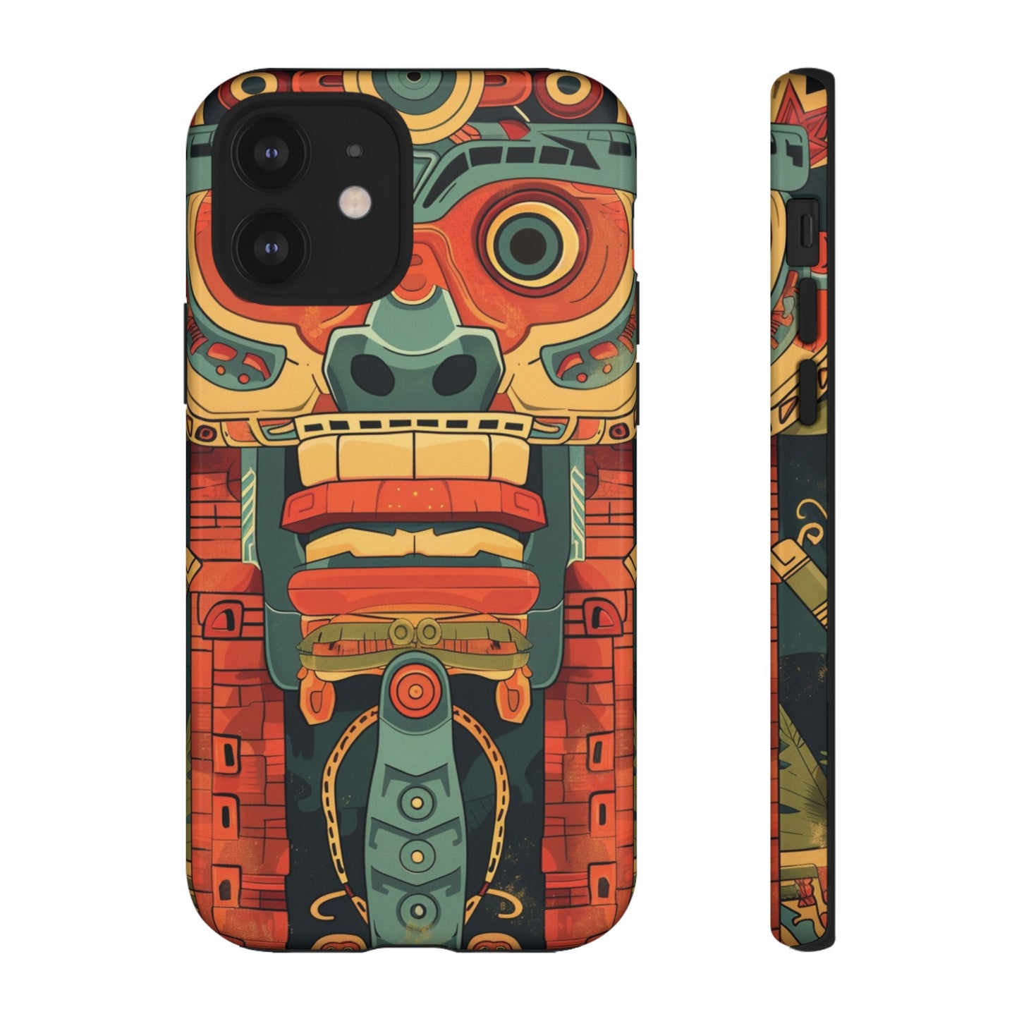 Vivid Ancient Glyphs Phone Case - iPhone, Google Pixel, Samsung