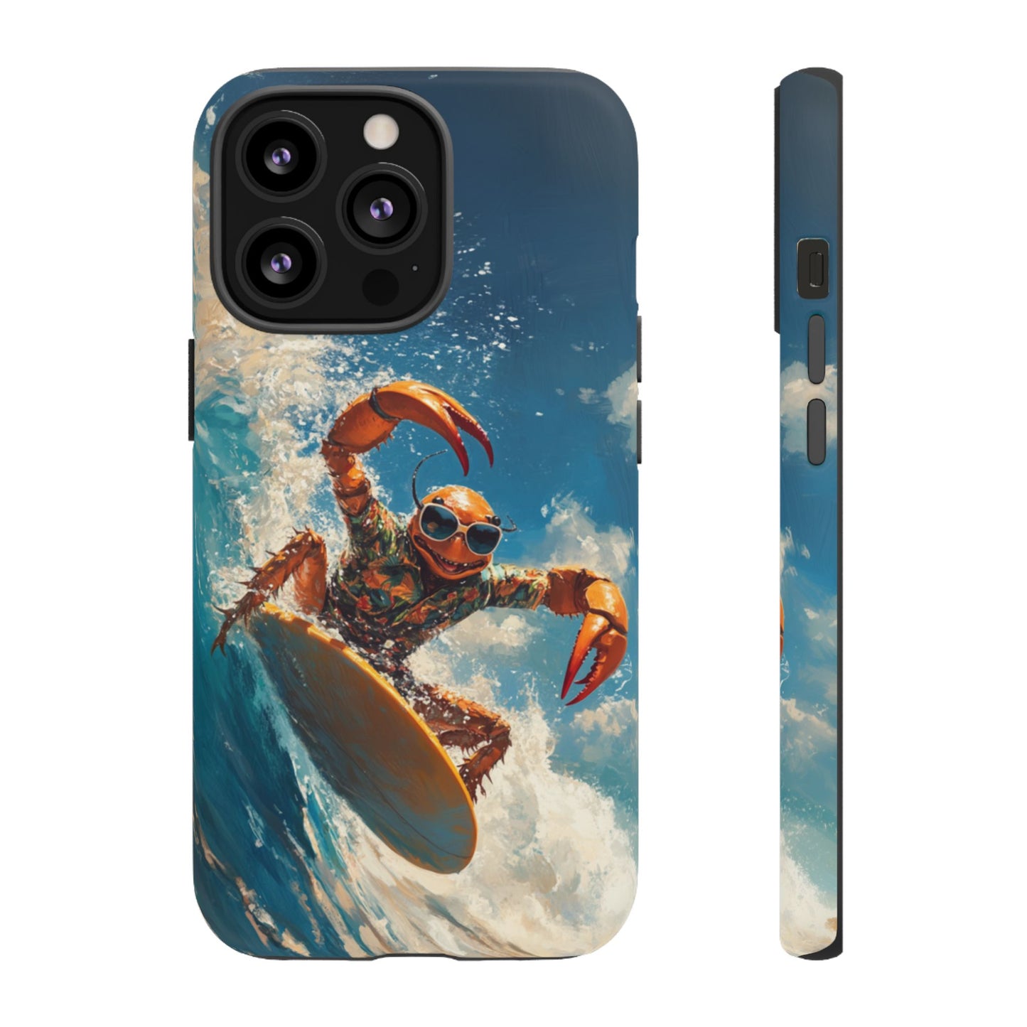 Surfing Crab - Tough iPhone Case