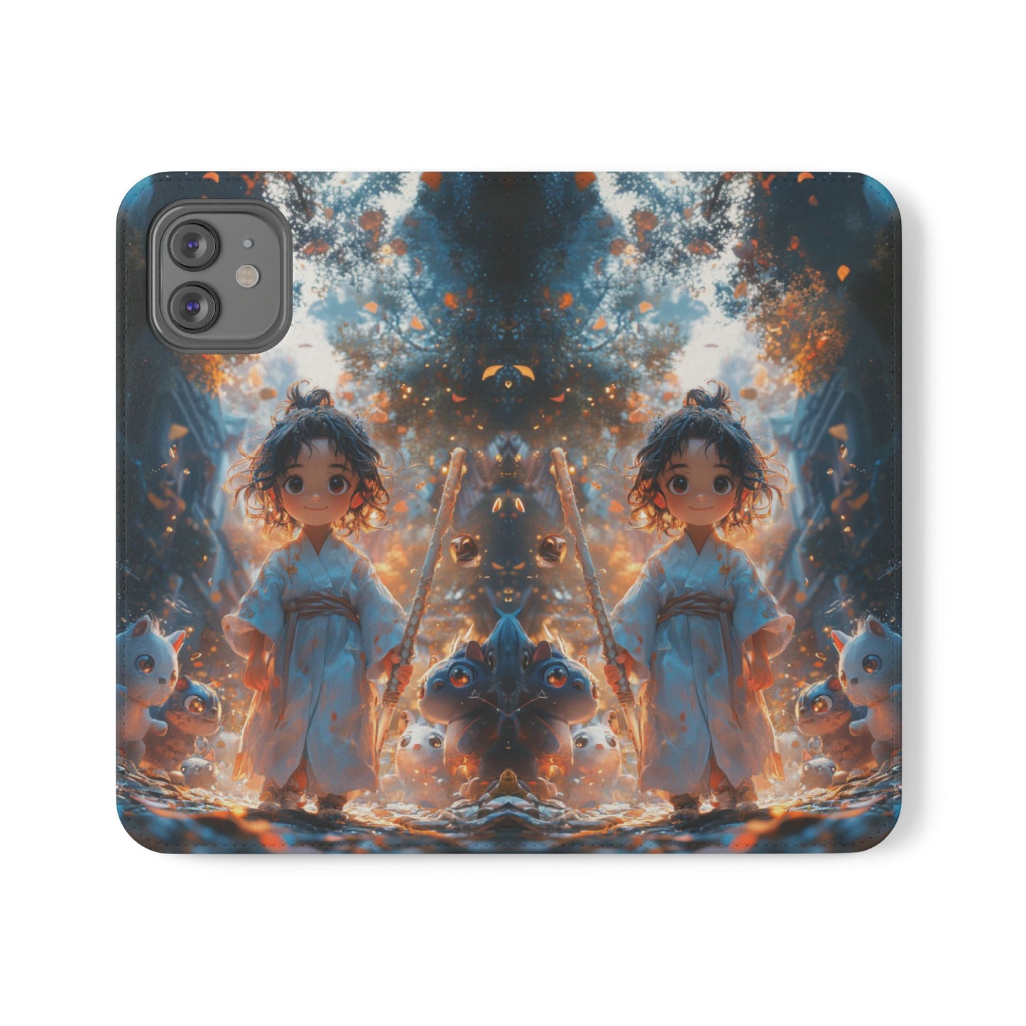 Forest Spirit Child - Wallet Flip Case