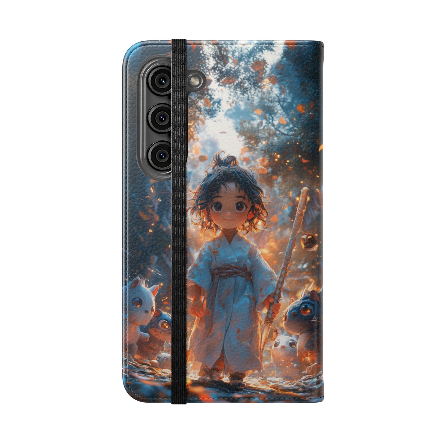 Forest Spirit Child - Wallet Flip Case